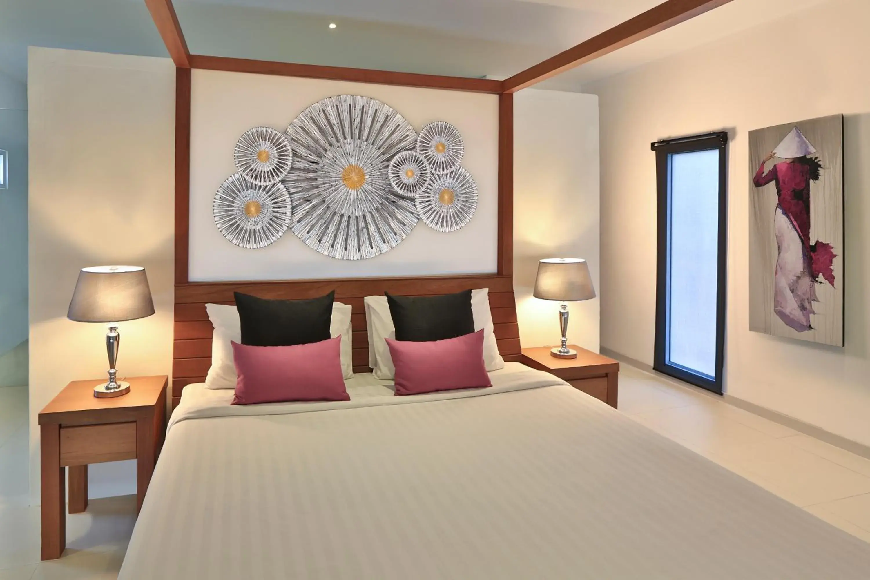 Bedroom, Bed in Samui Blue Orchid - Adult Only