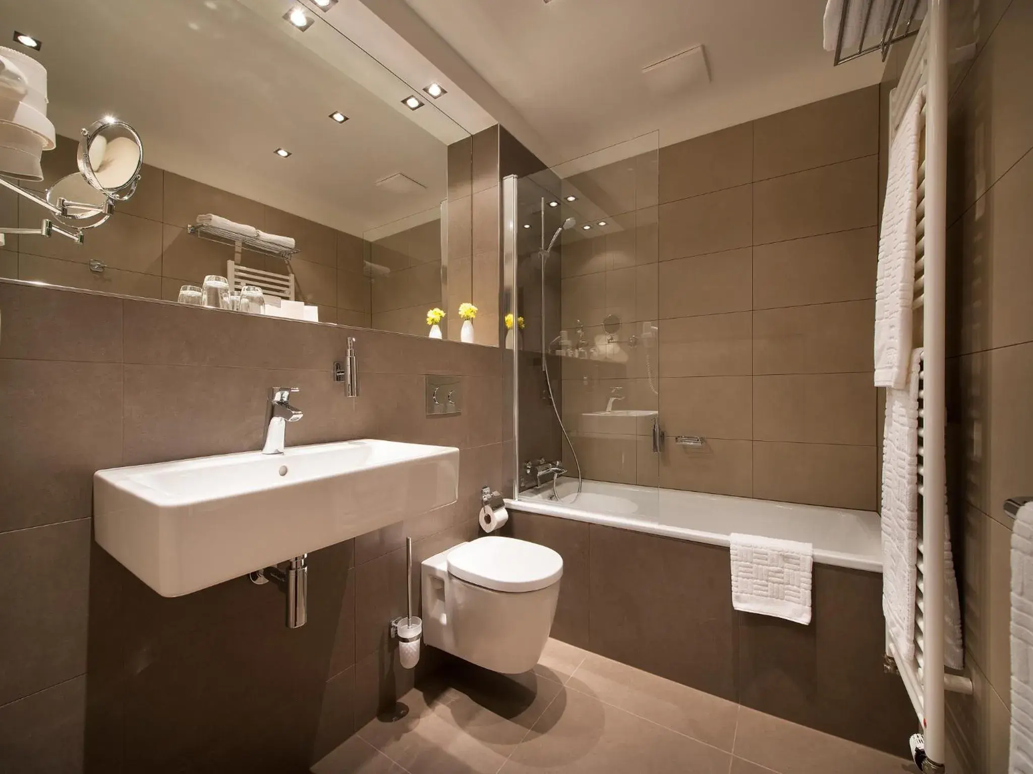 Bathroom in EA Embassy Prague Hotel