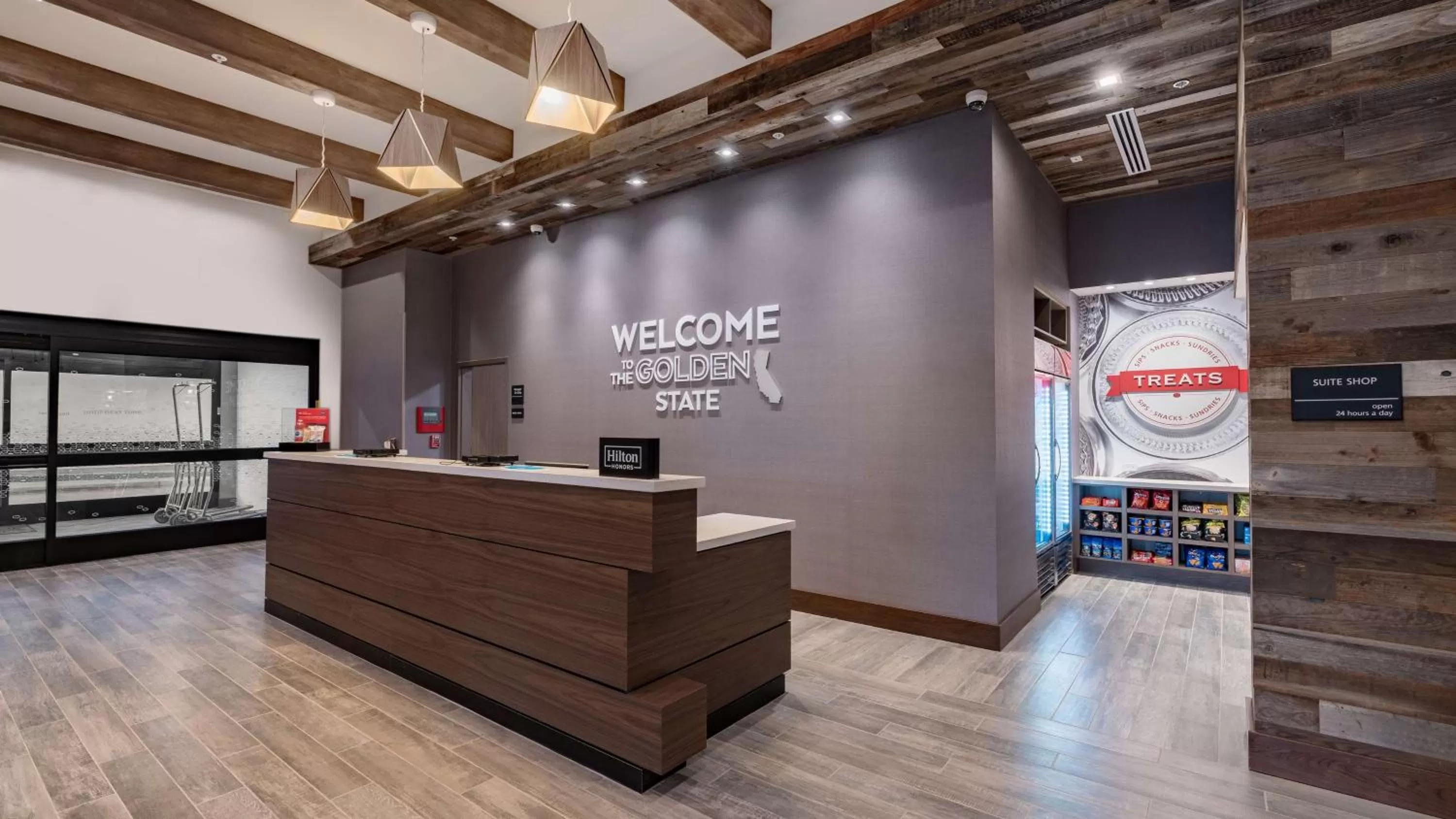Lobby or reception in Hampton Inn Riverside Downtown