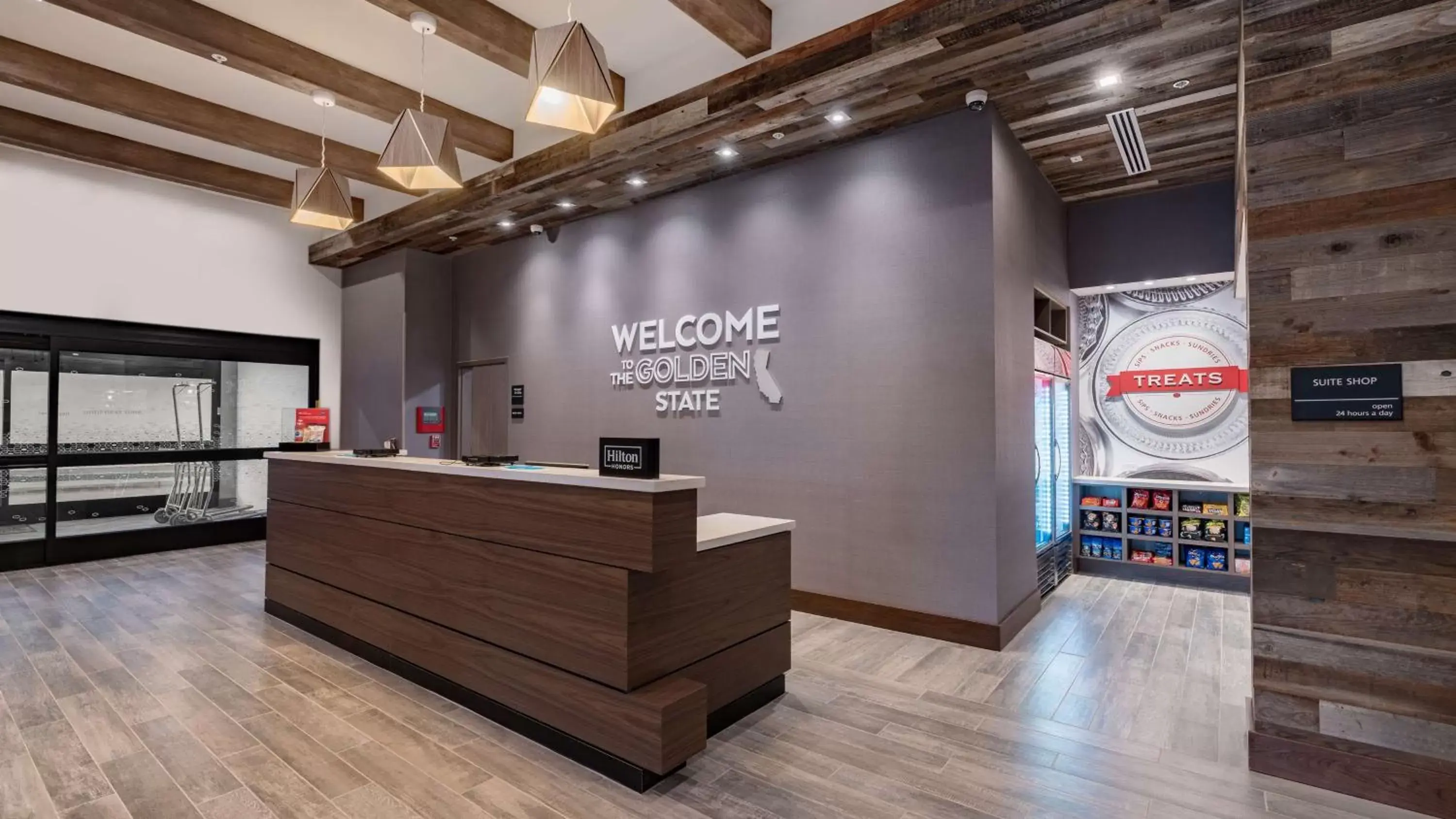 Lobby or reception in Hampton Inn Riverside Downtown Lobby or reception in Hampton Inn Riverside Downtown