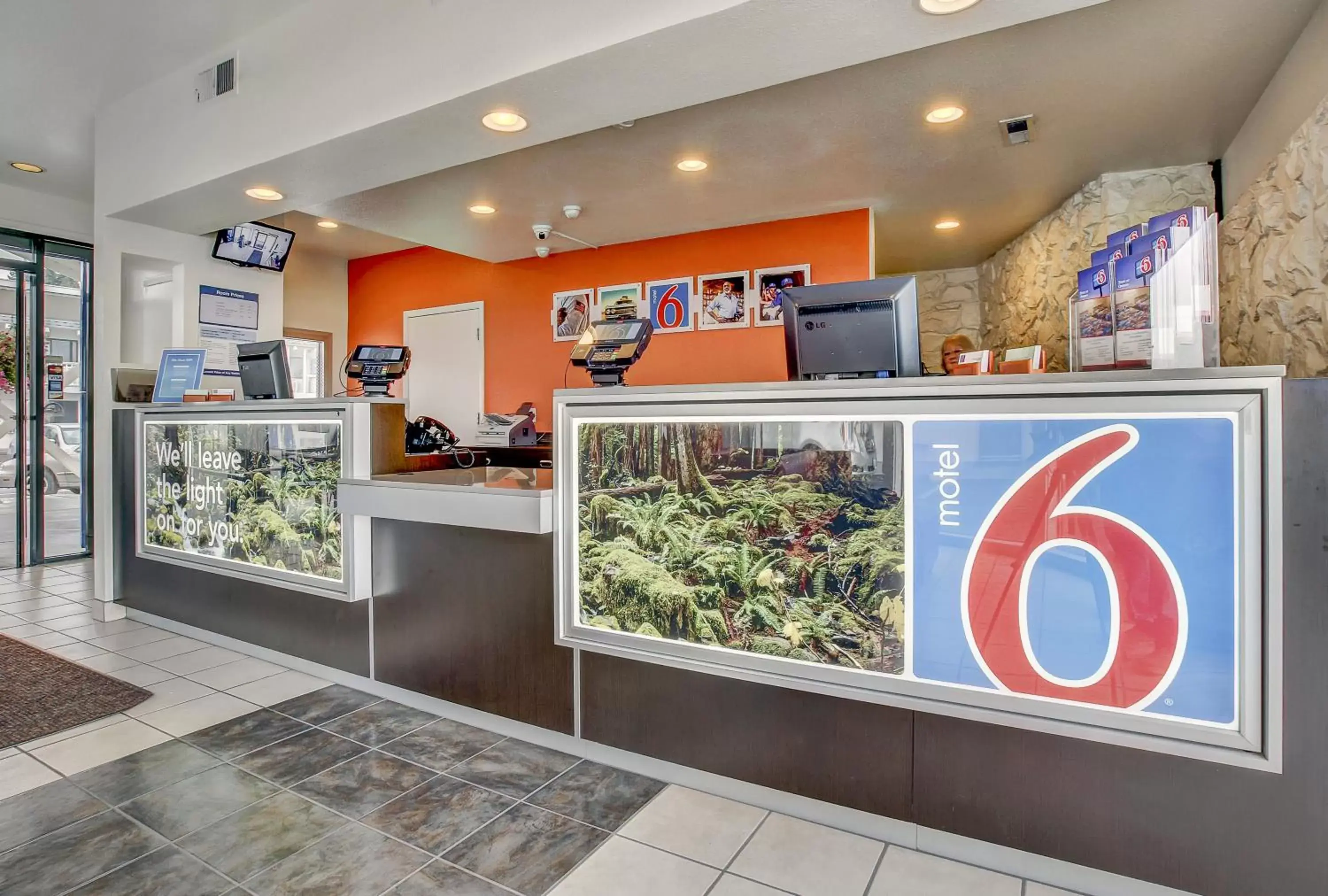 Lobby or reception in Motel 6-Coos Bay, OR Lobby or reception in Motel 6-Coos Bay, OR
