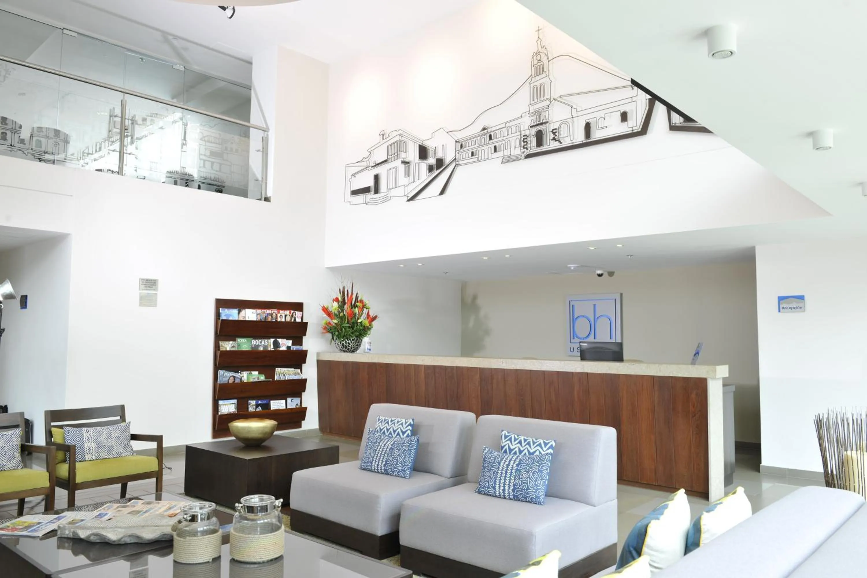 Lobby or reception in Hotel bh Usaquén