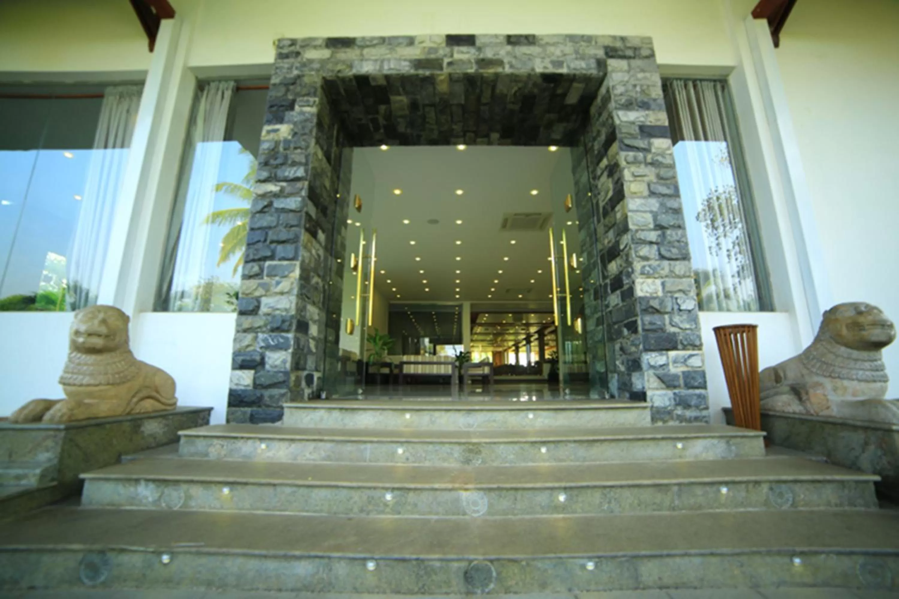 Facade/entrance in Ruins Chaaya Hotel