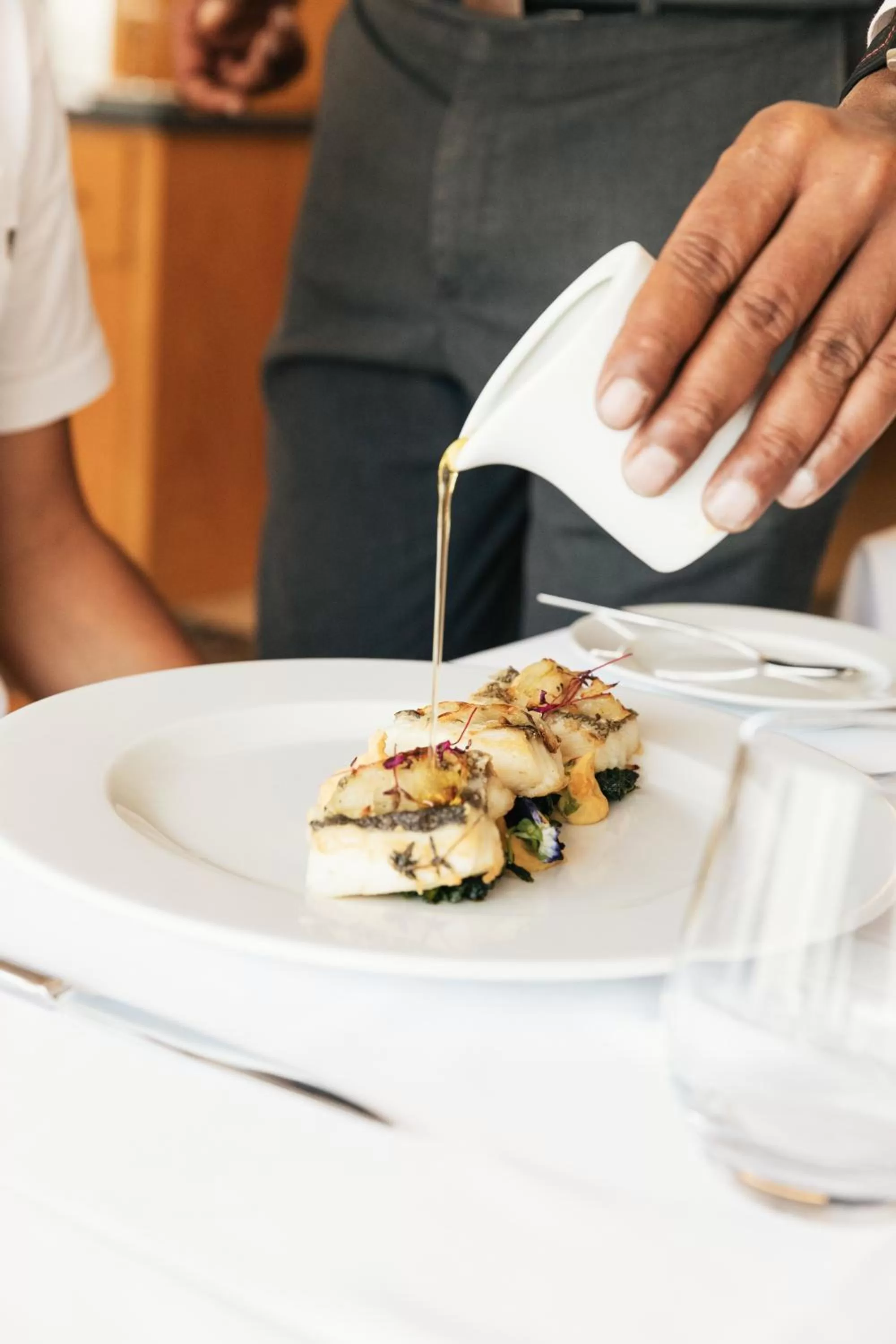 Food close-up in Hotel Roma