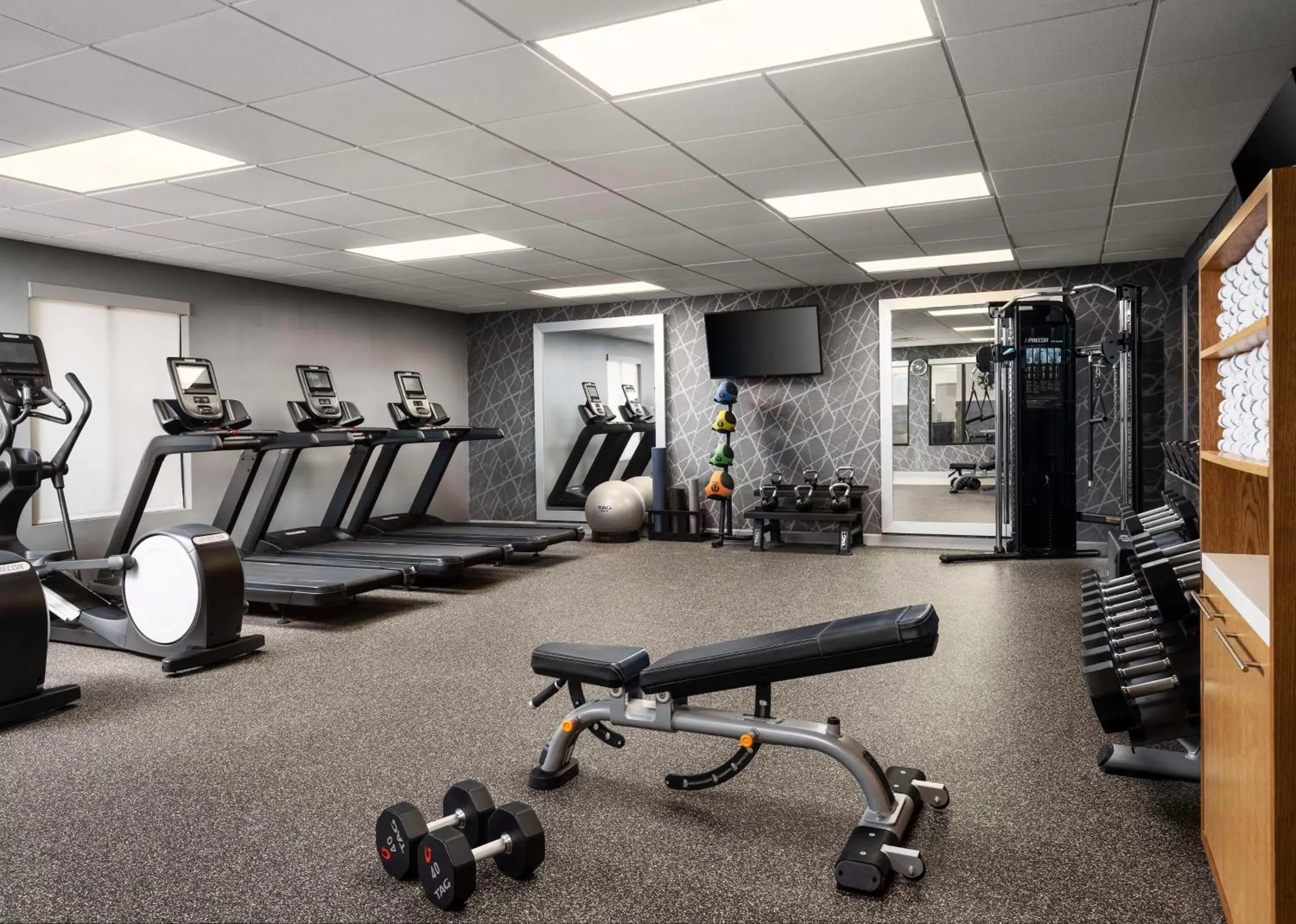 Fitness centre/facilities, Fitness Center/Facilities in Homewood Suites by Hilton Carle Place - Garden City, NY