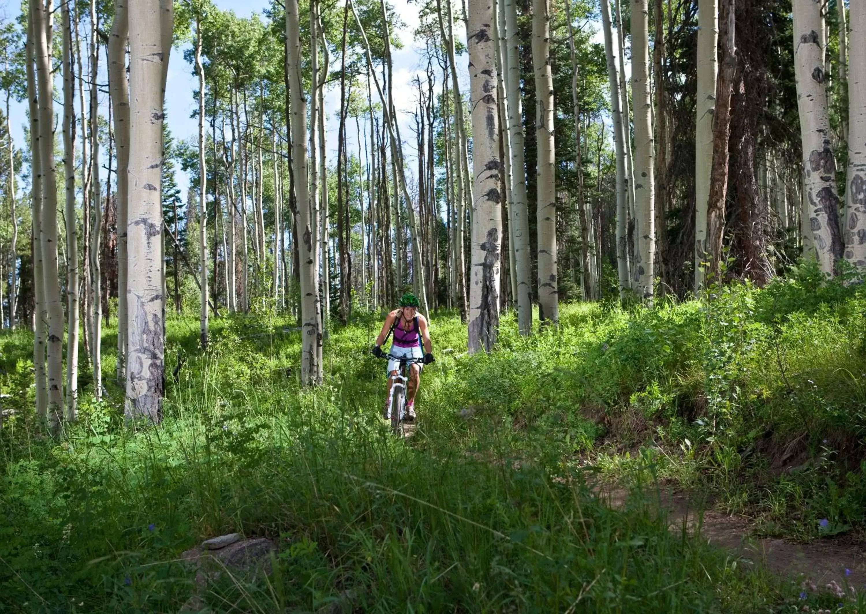 Nearby landmark, Biking in The Pines Lodge, a RockResort
