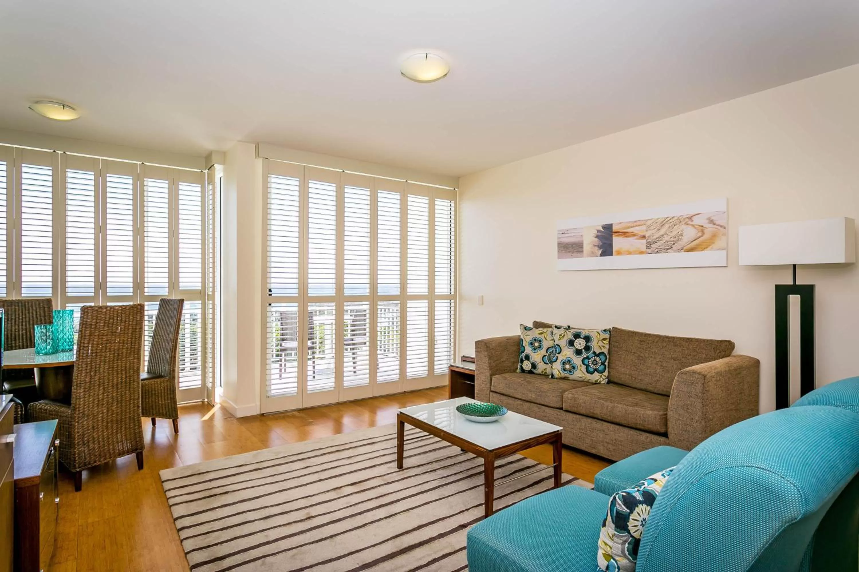 Communal lounge/ TV room in Mantra on Salt Beach