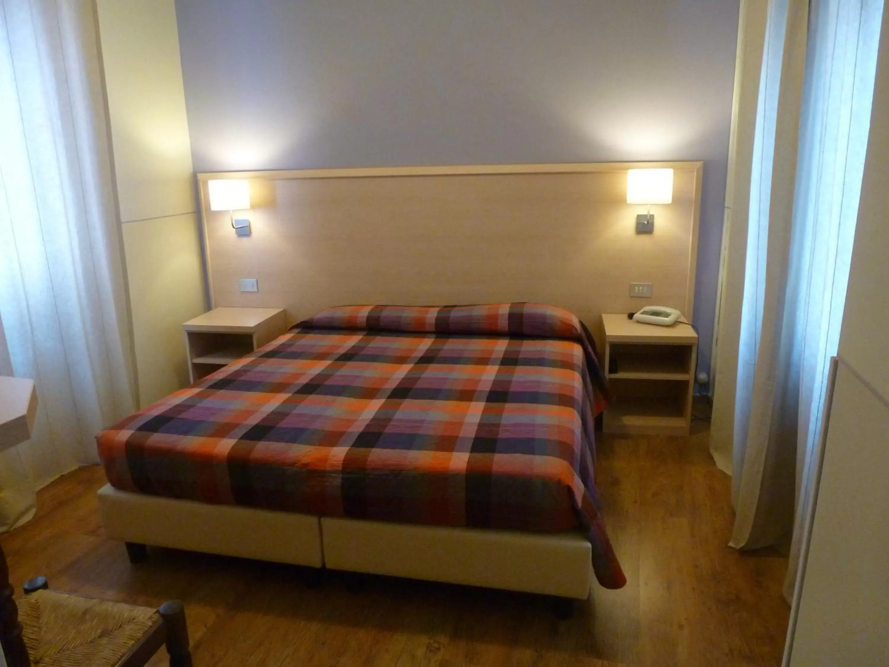 Bed in Hotel Da Cesare