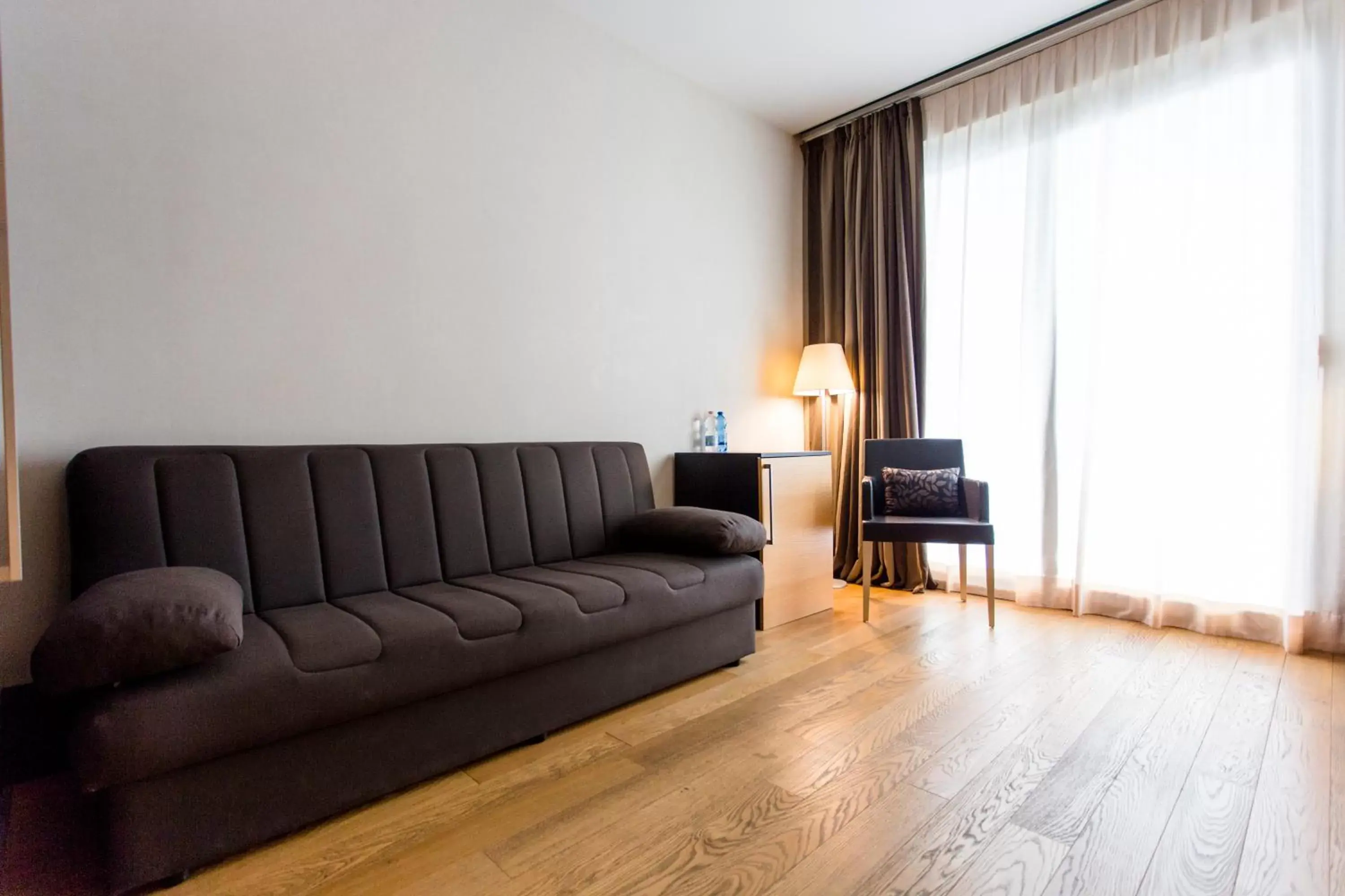 Bed, Seating Area in B&B Hotel Borgaro Torinese