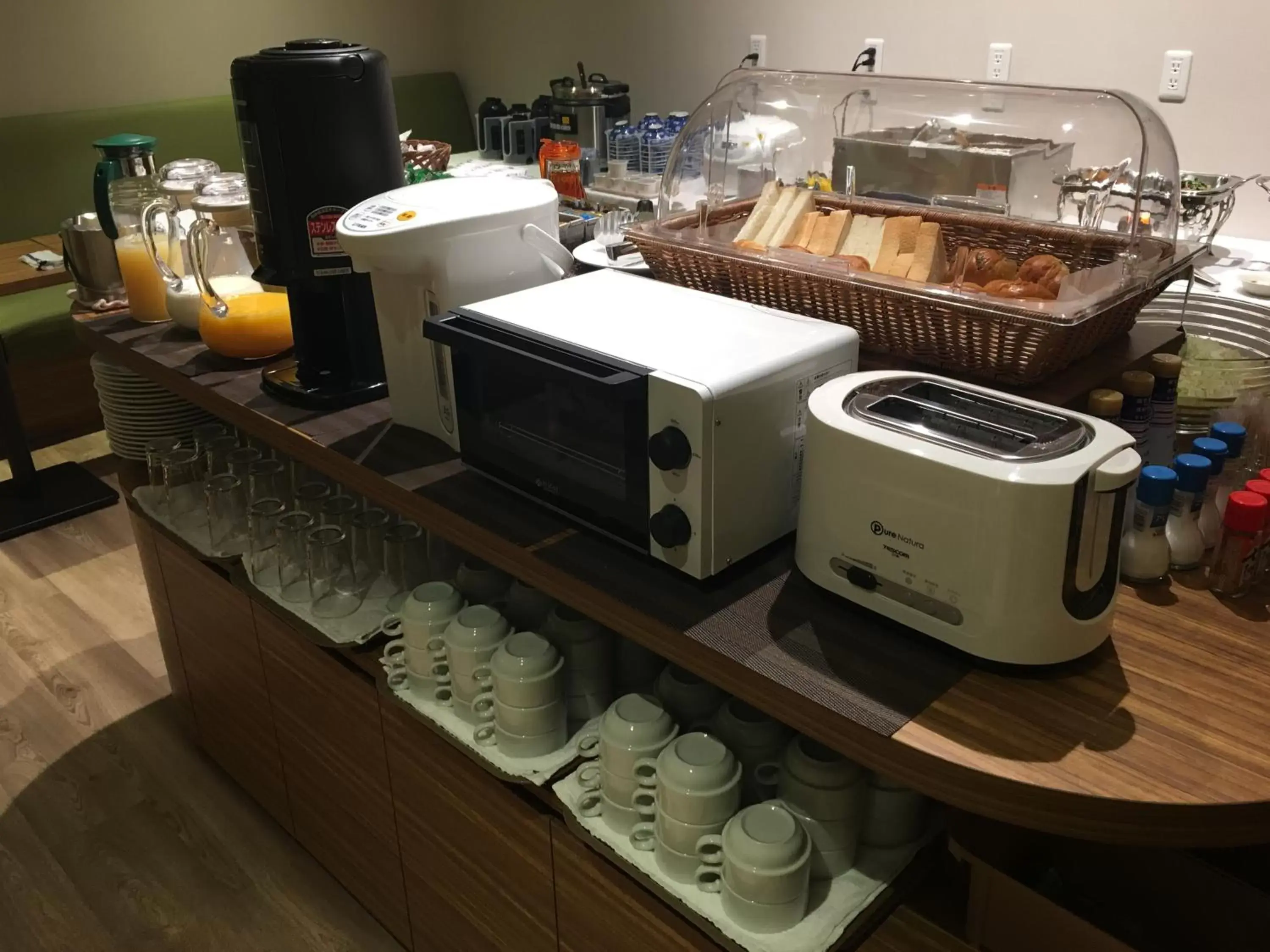 Buffet breakfast in Hotel Crown Hills Onahama