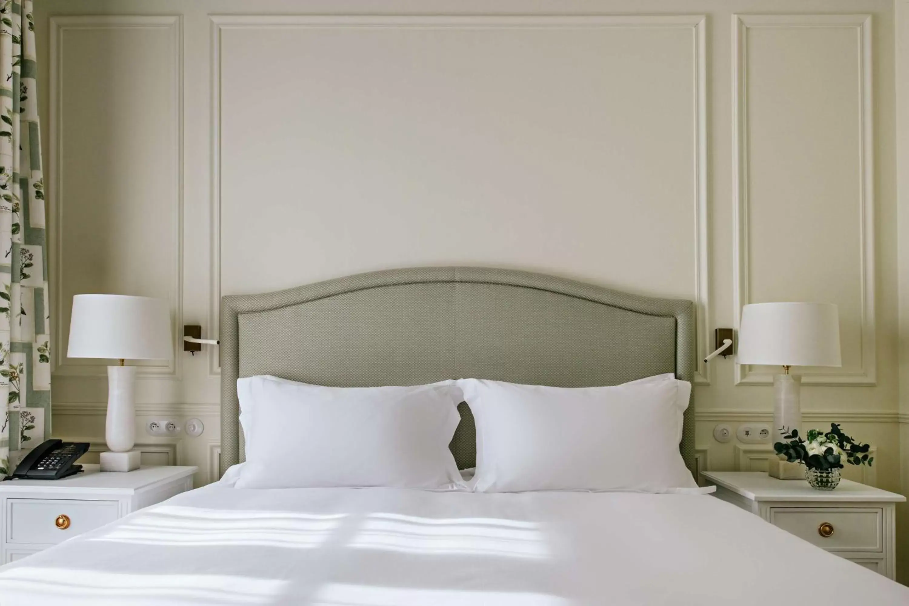 Bed in Hôtel du Palais Biarritz, in The Unbound Collection by Hyatt Bed in Hôtel du Palais Biarritz, in The Unbound Collection by Hyatt