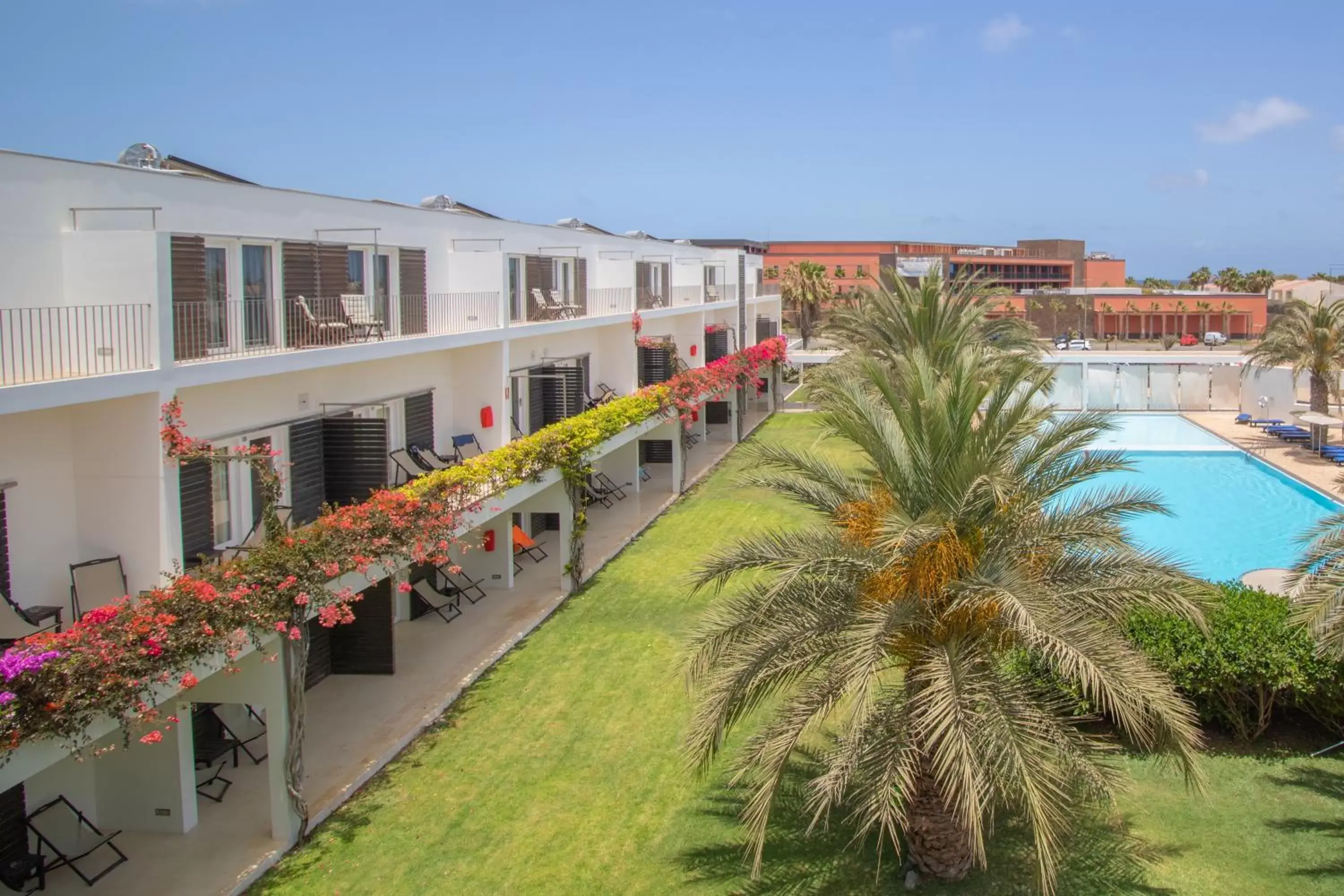 Inner courtyard view, Pool View in Hotel Dunas de Sal