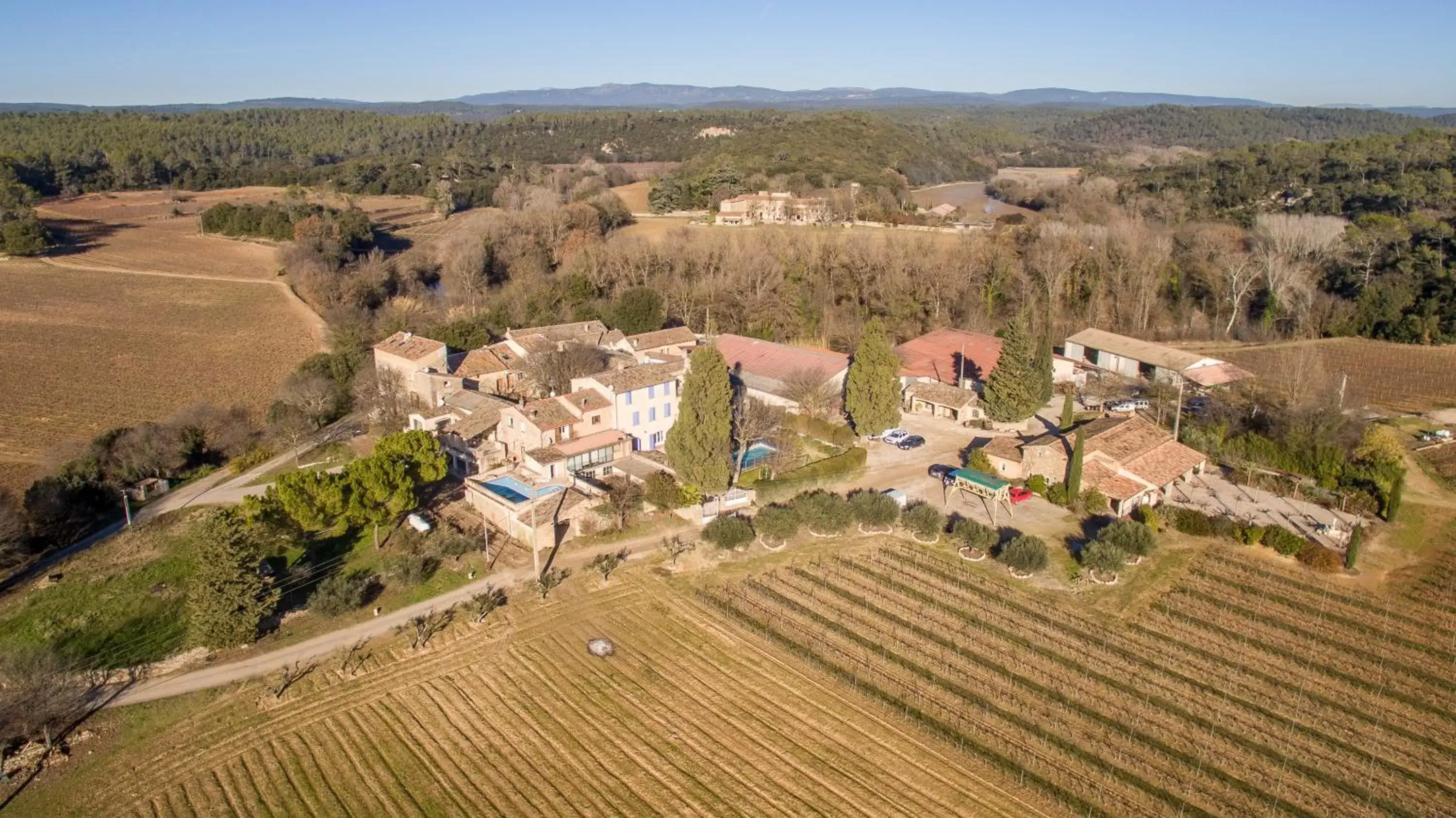 Bird's-eye View in Chateau de Sainte Croix