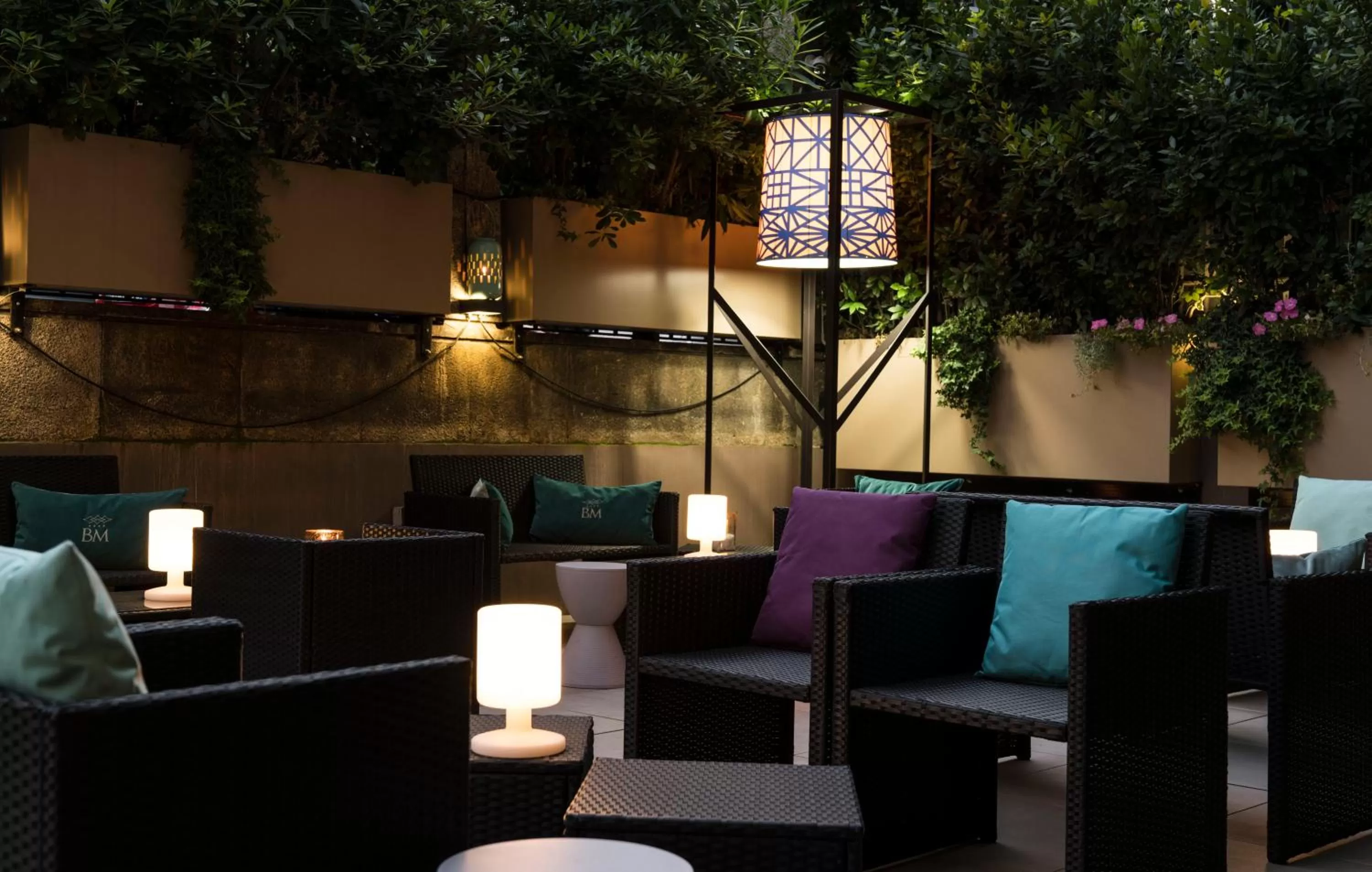 Patio in Bianca Maria Palace Hotel