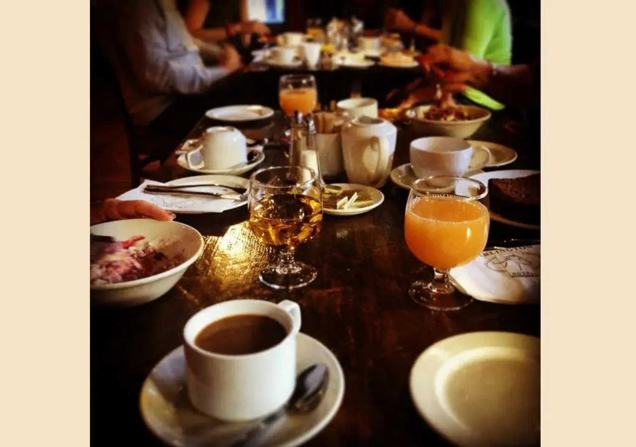 Continental breakfast in Arlington Hotel O'Connell Bridge