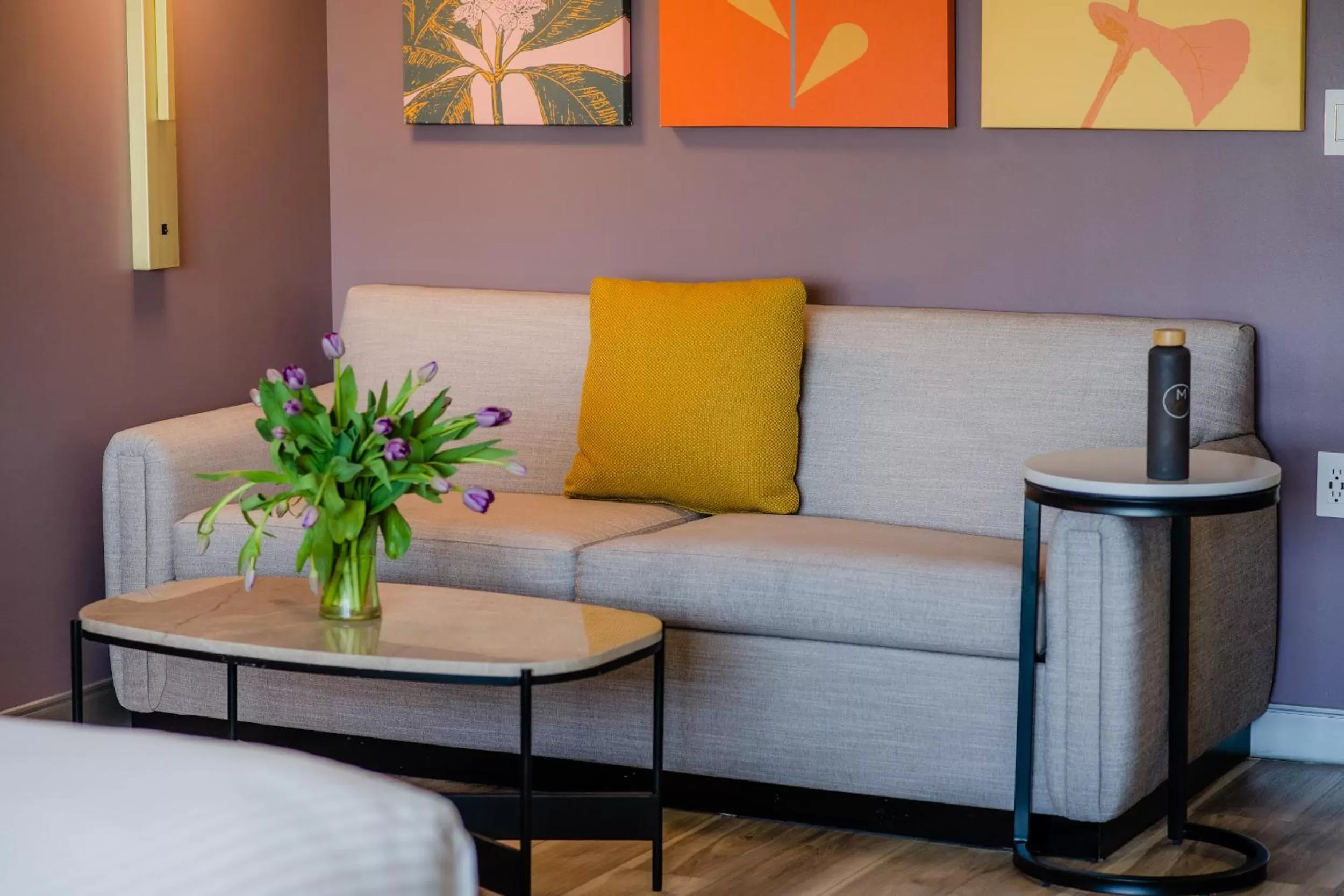 Seating area in Hotel Madera
