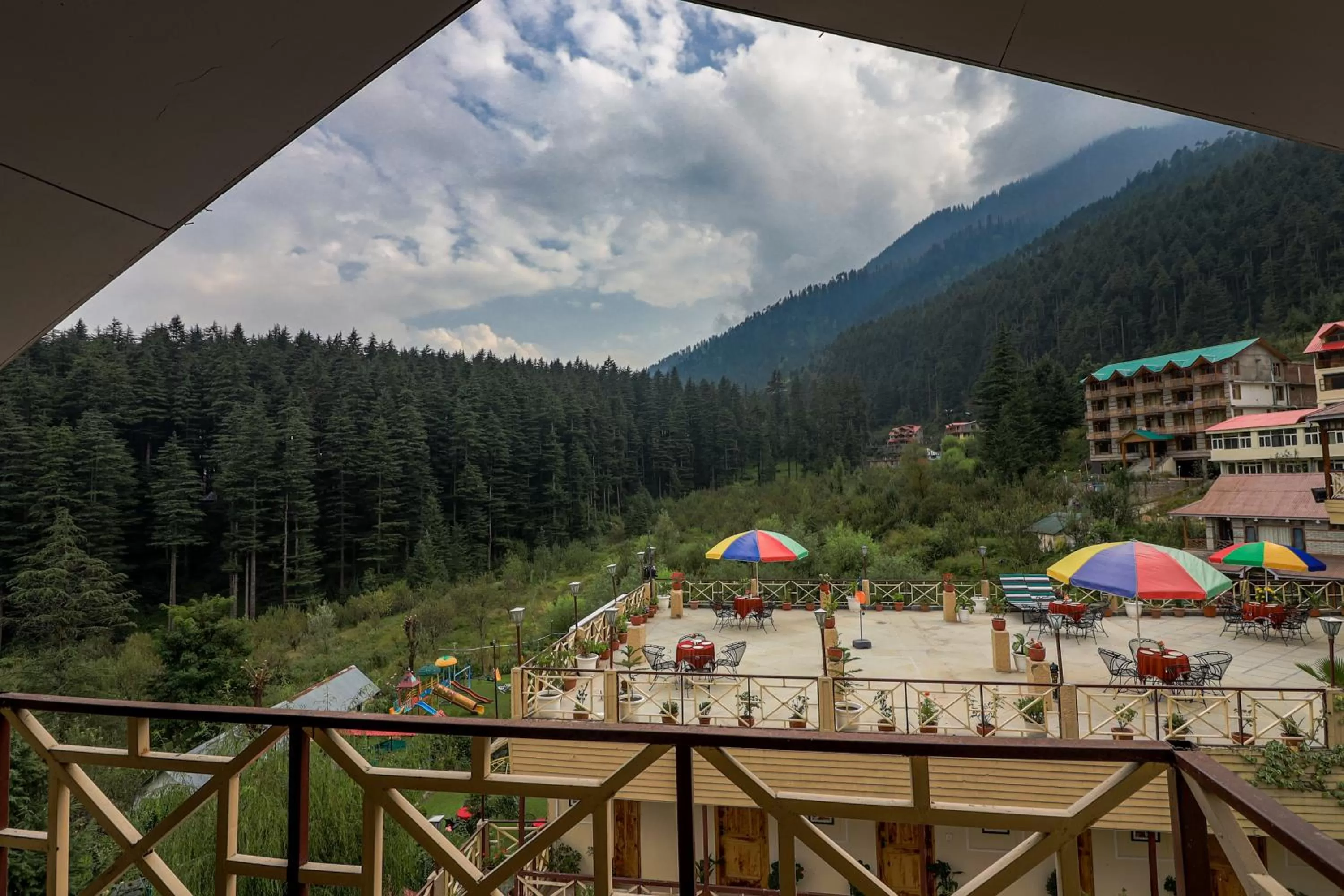 Balcony/Terrace in Snow Valley Resorts & Spa Manali