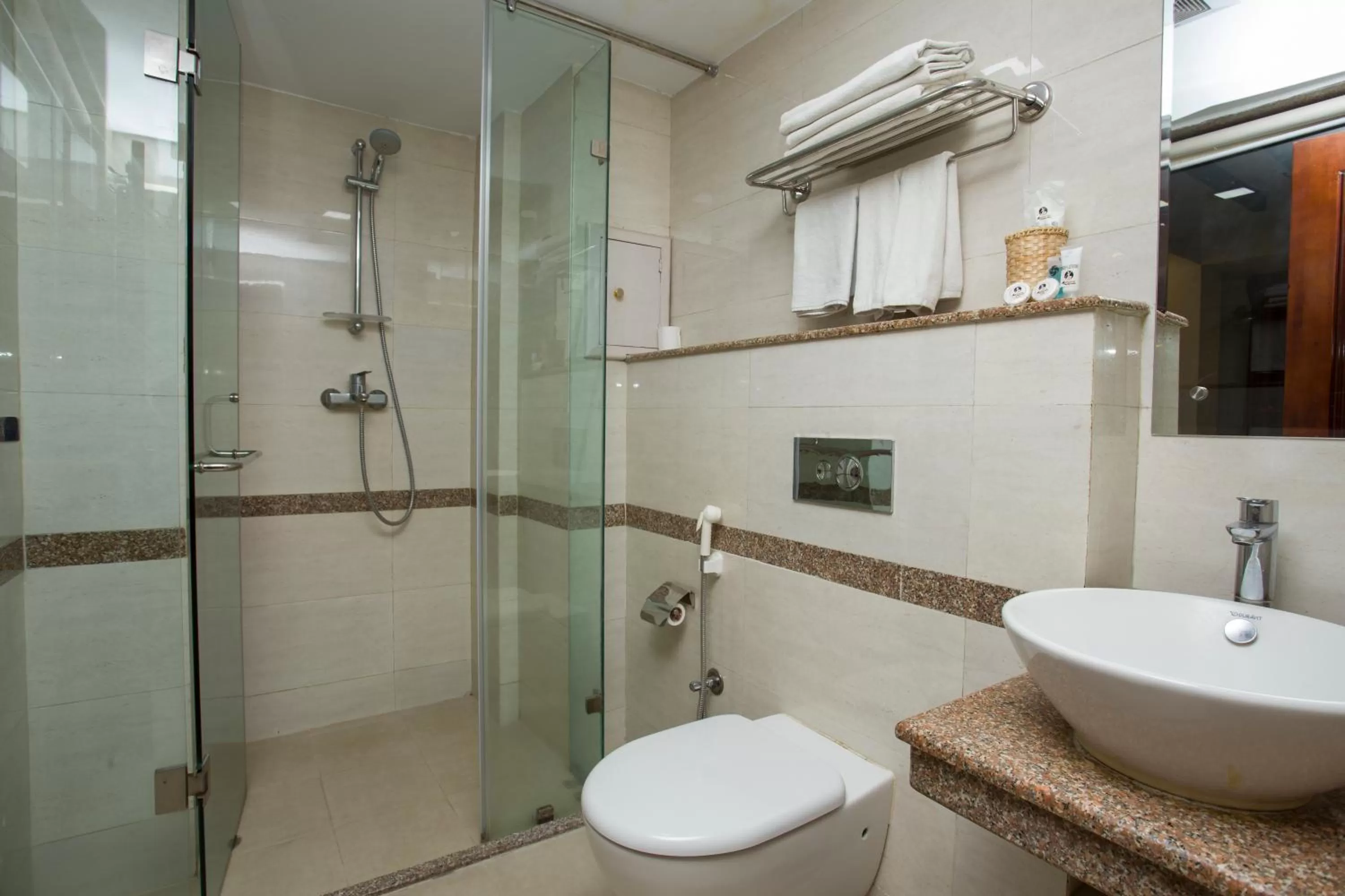 Shower in Apsara Boutique Hotel