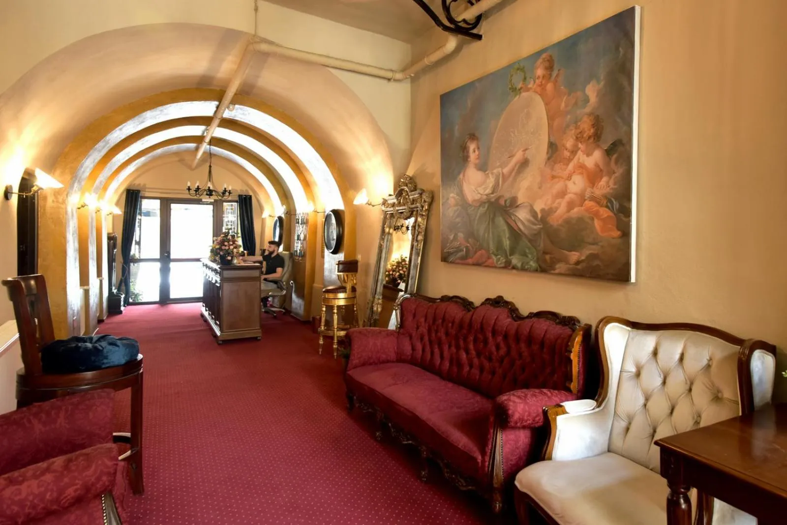 Lobby or reception in Safrano Palace