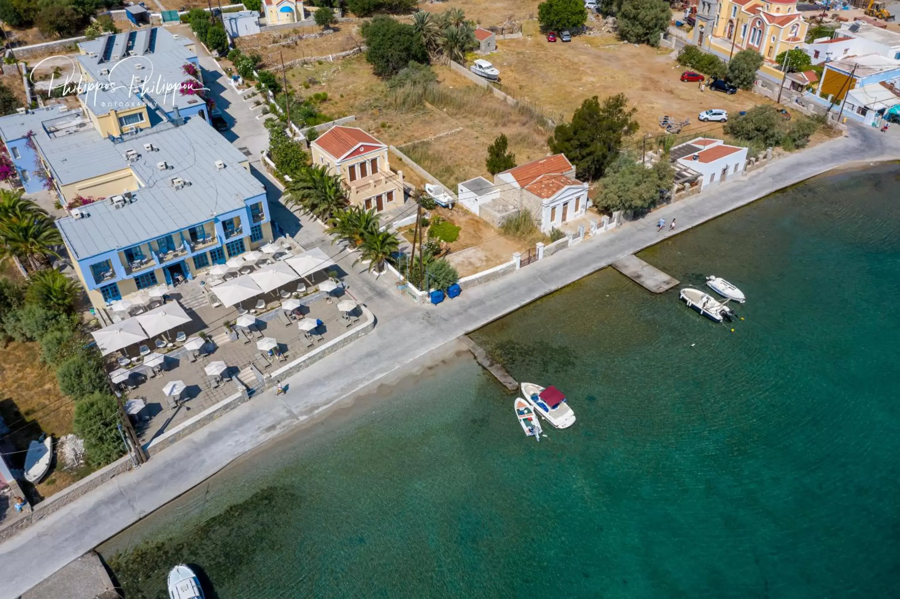 Nearby landmark, Bird's-eye View in Pedi Beach Hotel