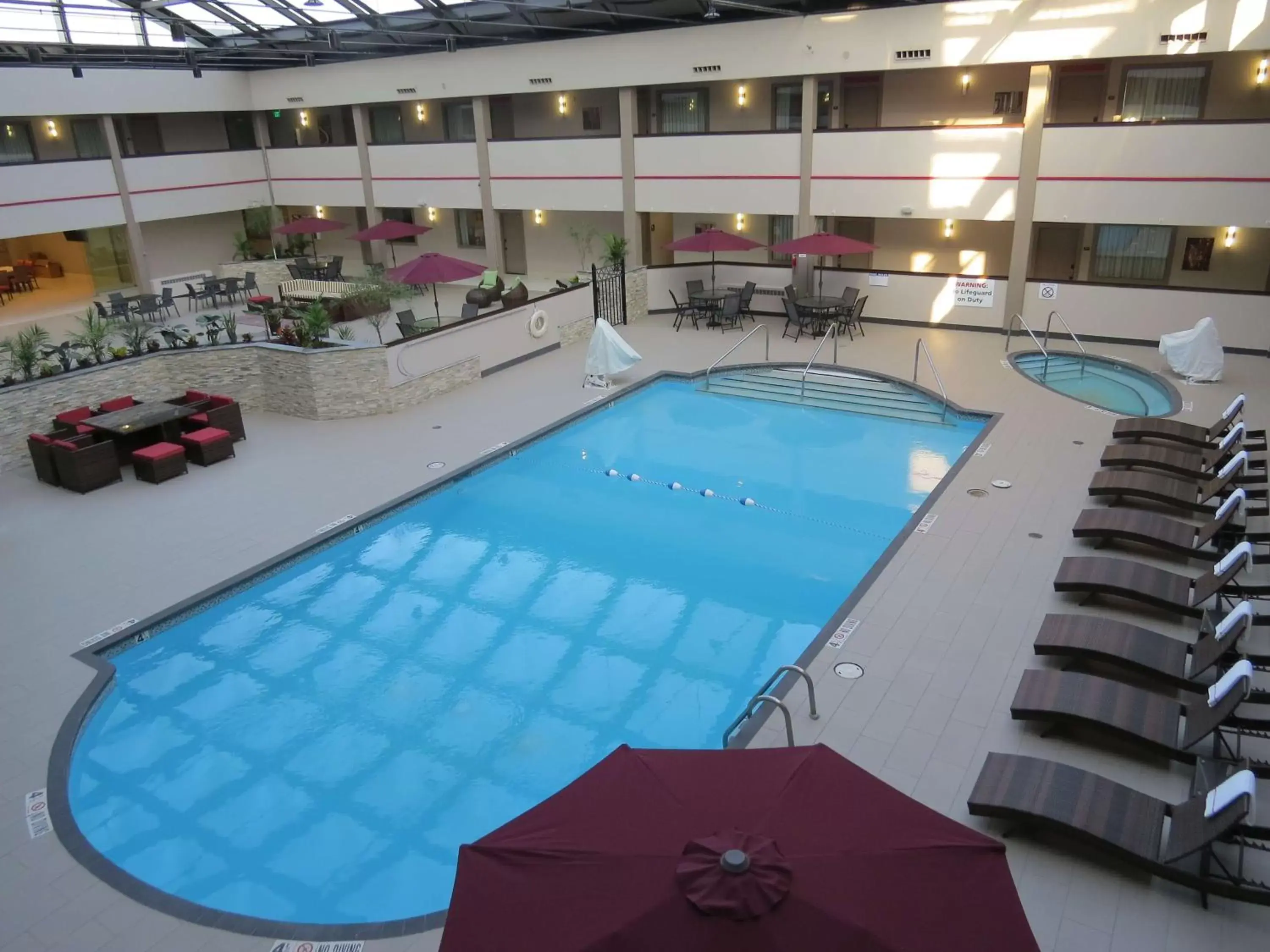 Pool View in Brookfield- Milwaukee Hotel