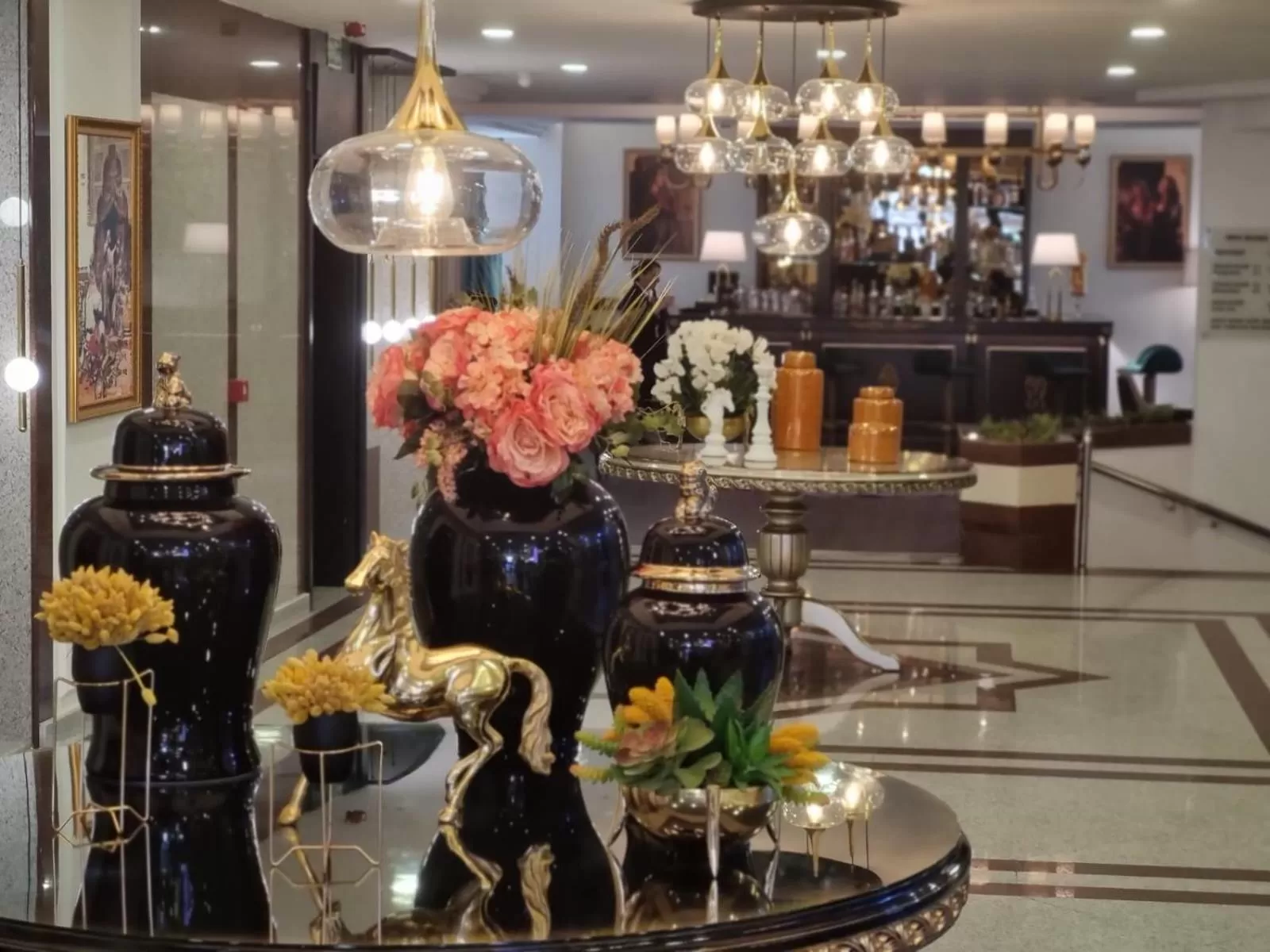 Lobby or reception in Marble Hotel