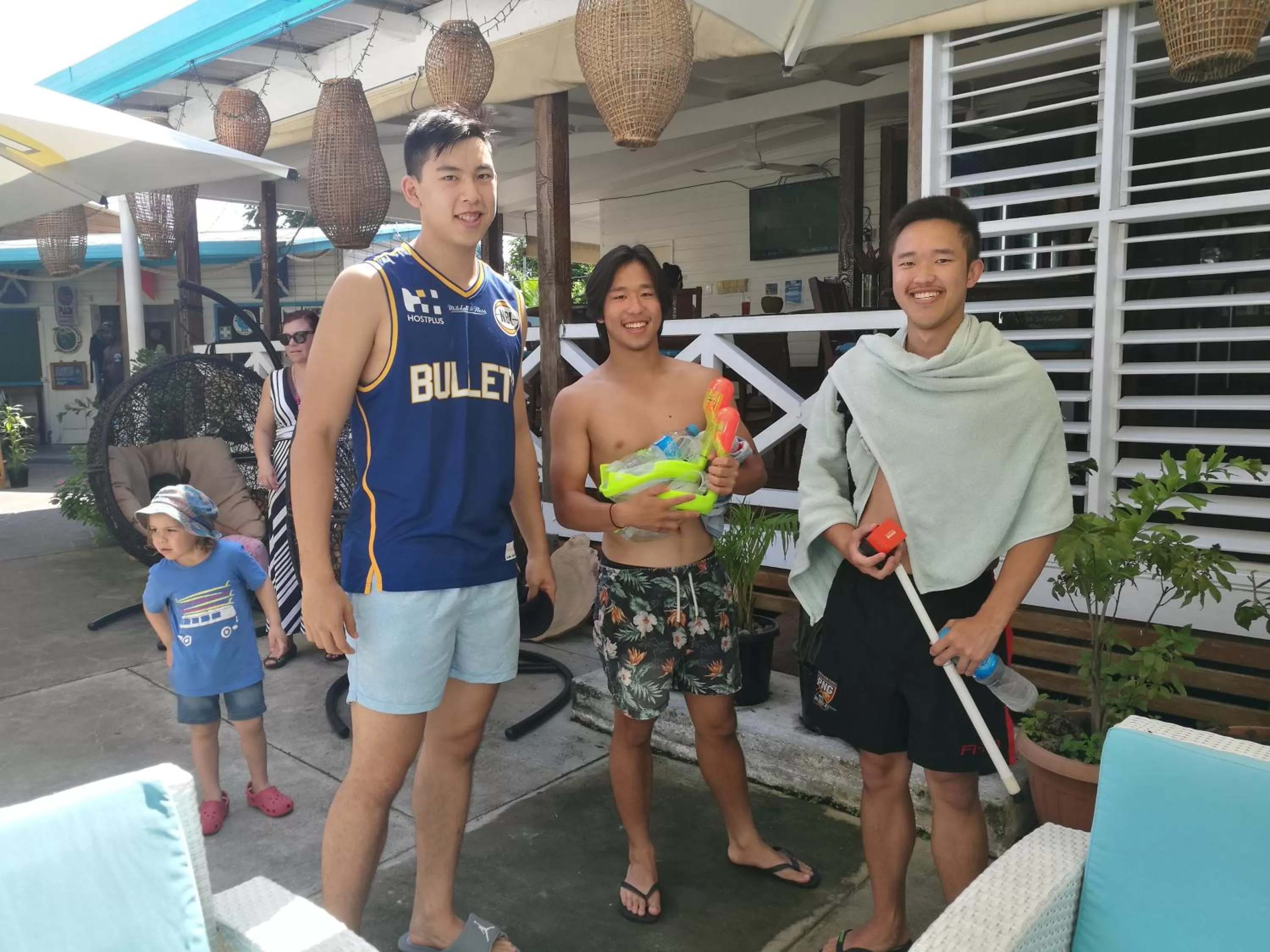 group of guests in Rapopo Plantation Resort