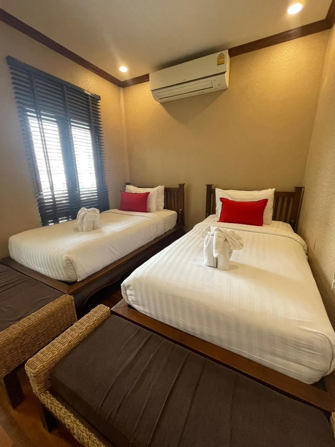 Bed in Yotaka Boutique Hotel Bangkok