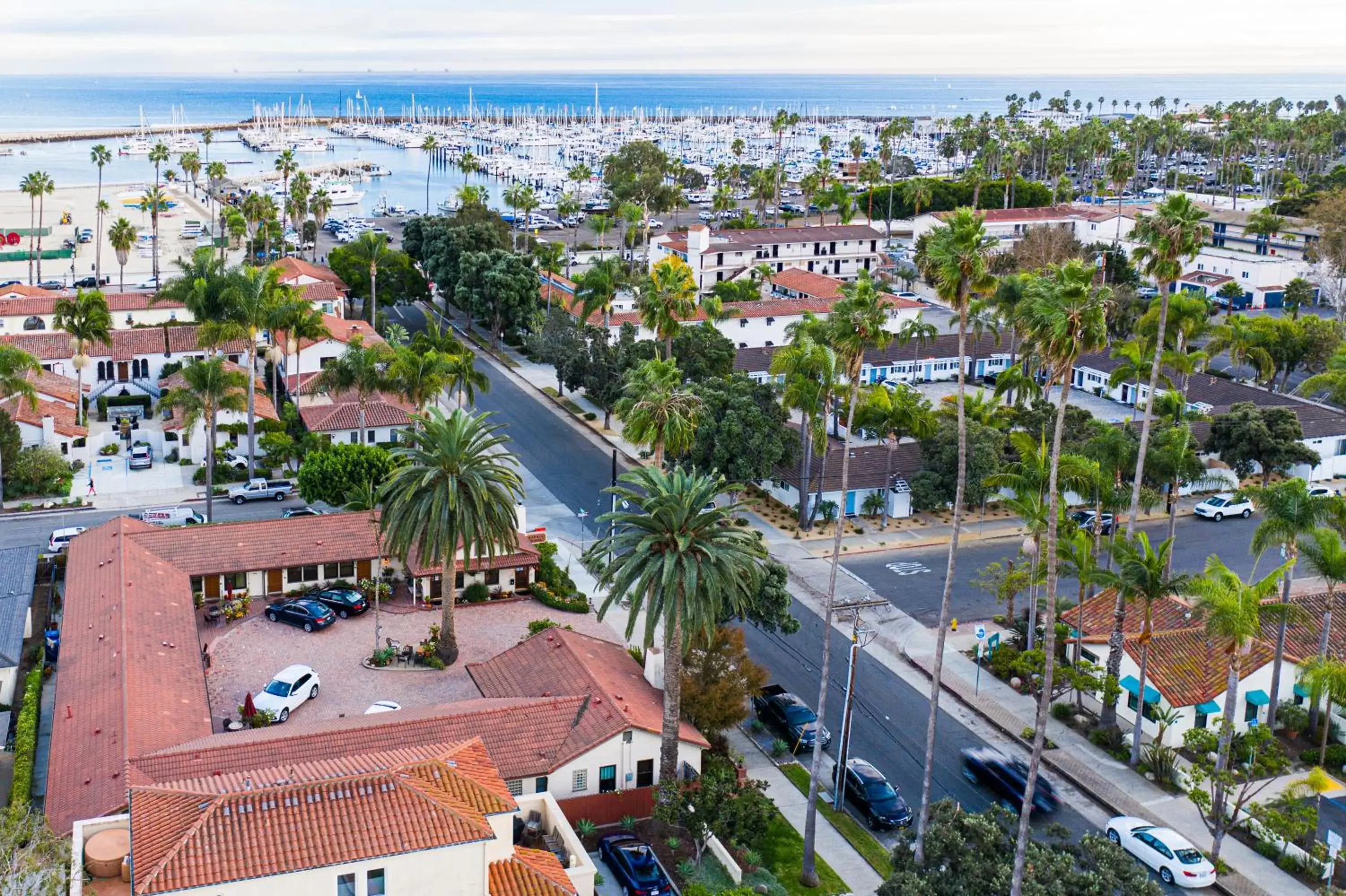 Bird's eye view in Harbor House Inn Bird's eye view in Harbor House Inn