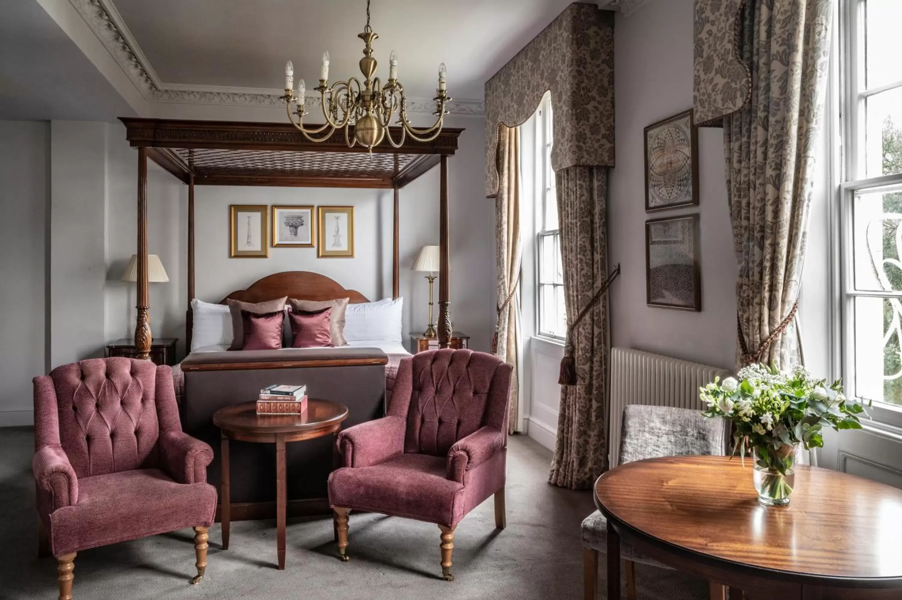 Seating Area in Bailbrook House Hotel, Bath