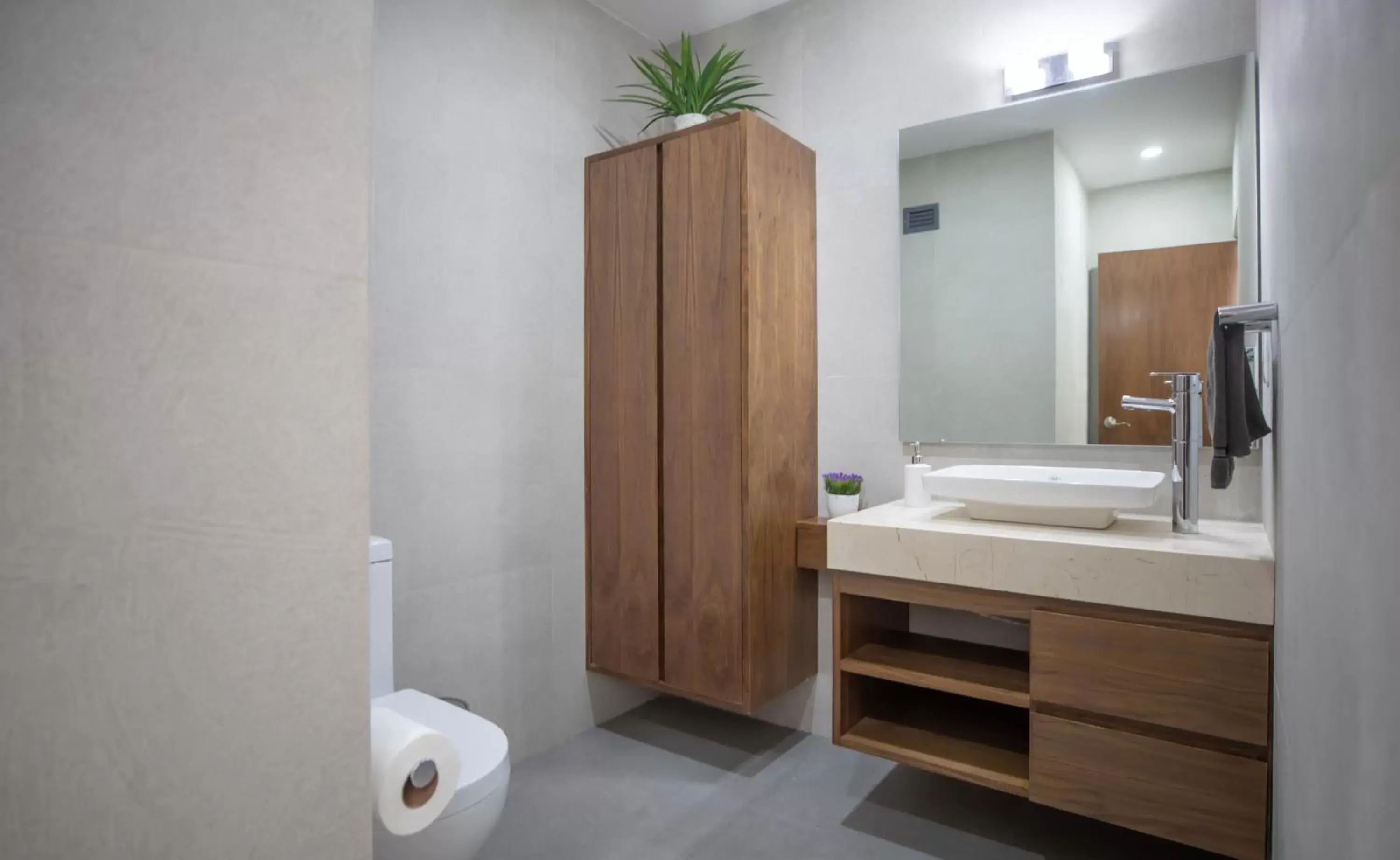 Bathroom in Beachfront Penthouses by LivIN Cancun