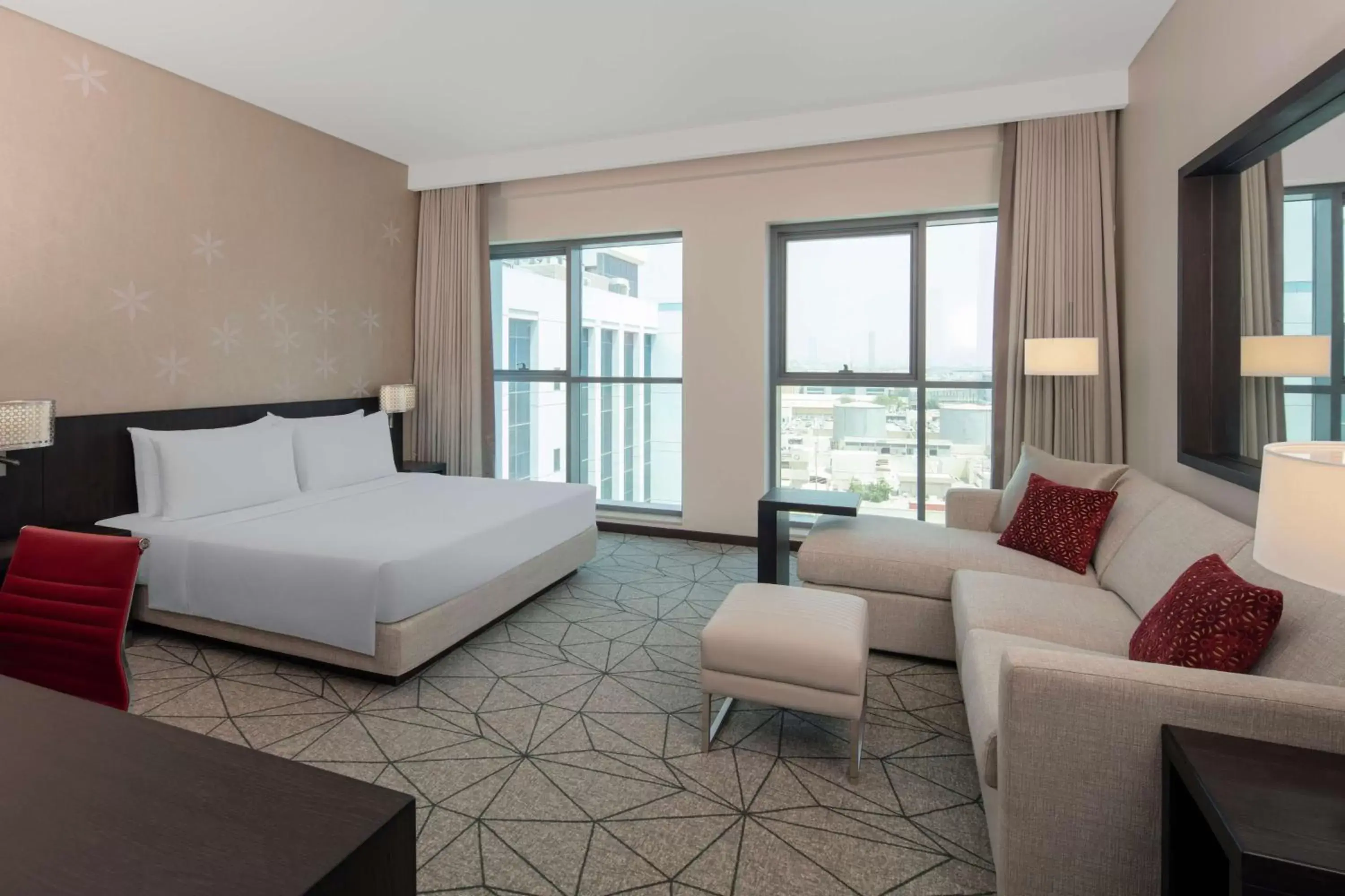 Bedroom in Hyatt Place Dubai Jumeirah