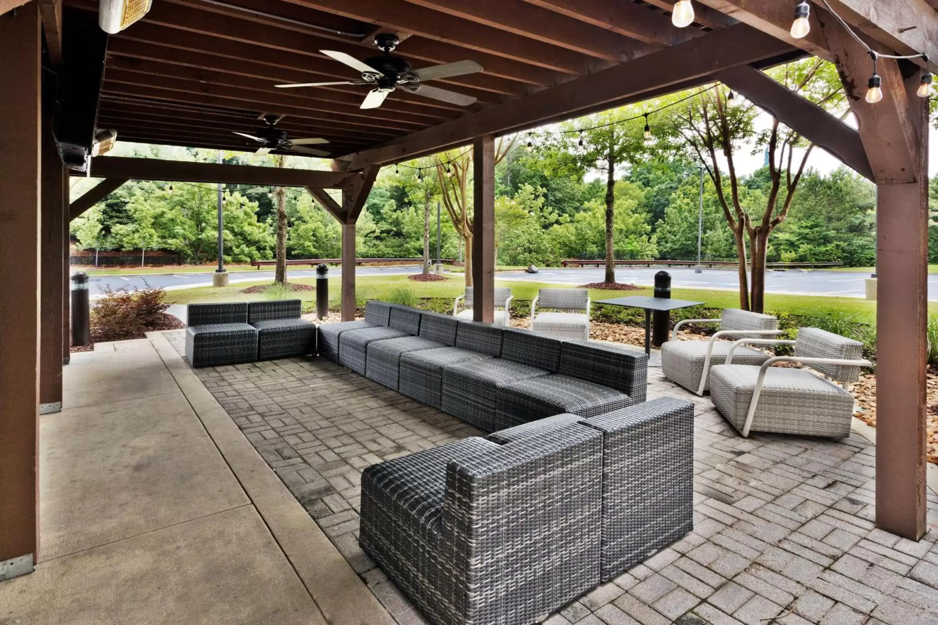 Patio in Hilton Garden Inn Birmingham SE/Liberty Park