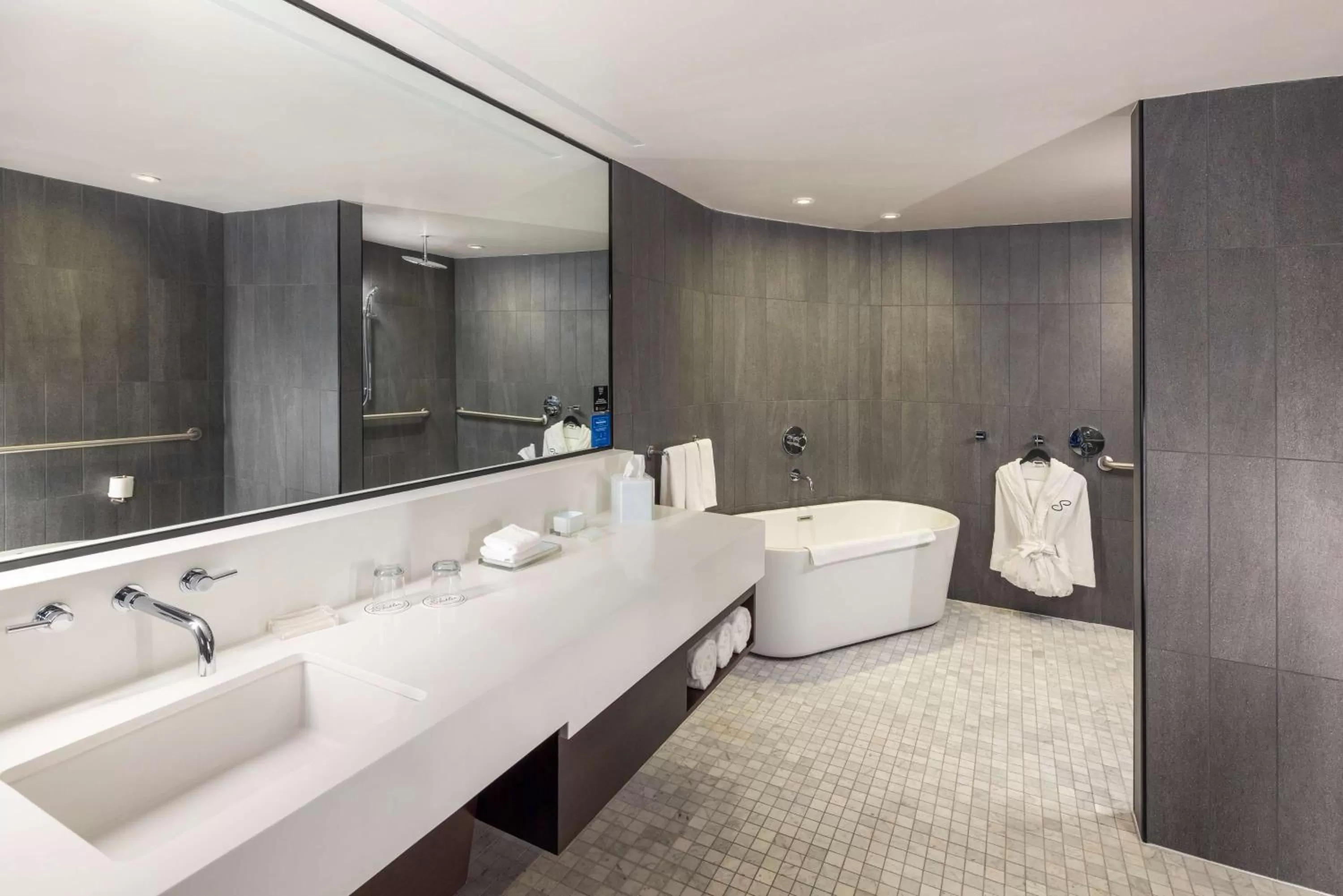 Bathroom in The Statler Dallas, Curio Collection By Hilton