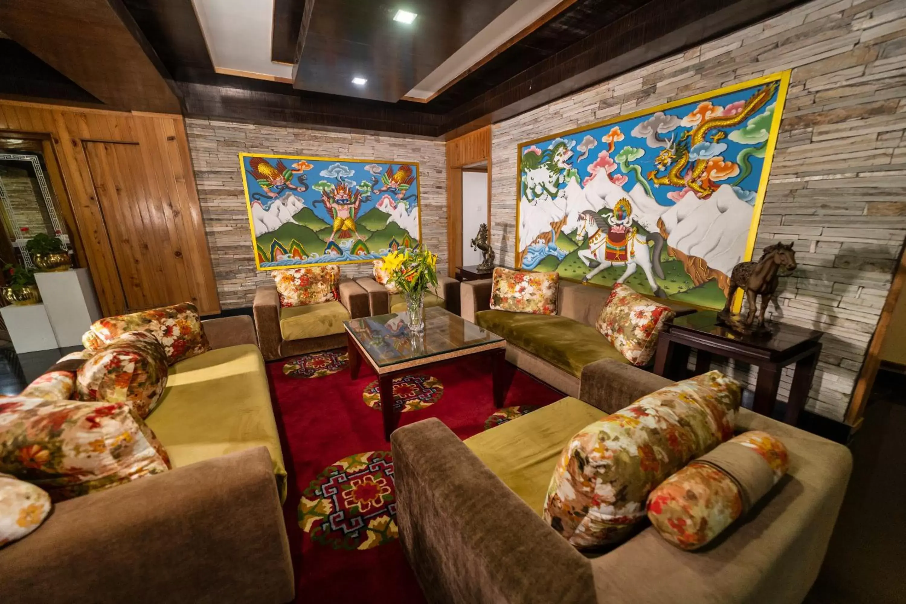 Lobby or reception in Yangthang Heritage Lobby or reception in Yangthang Heritage