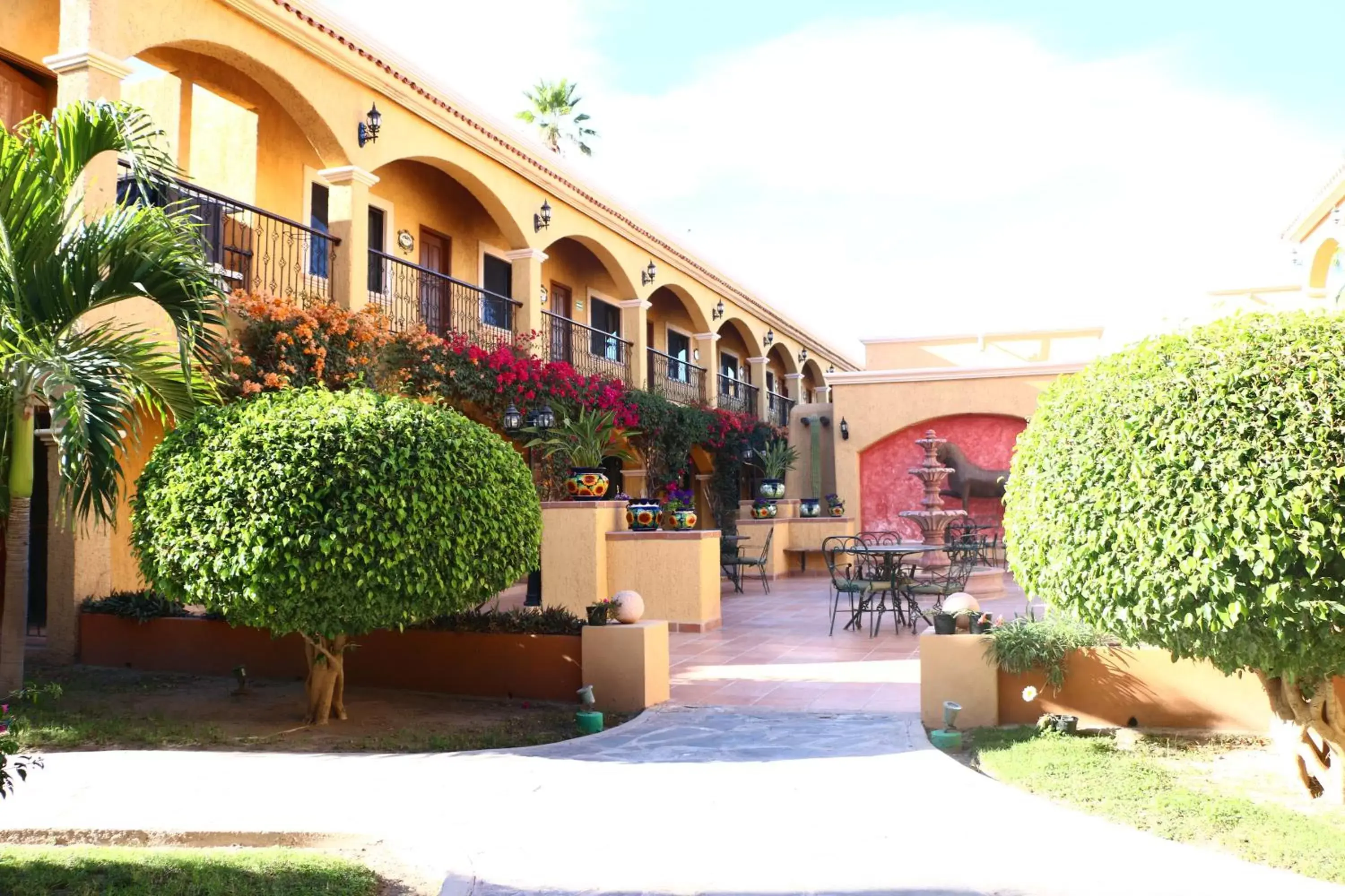 Garden, Property Building in Hacienda Suites Loreto