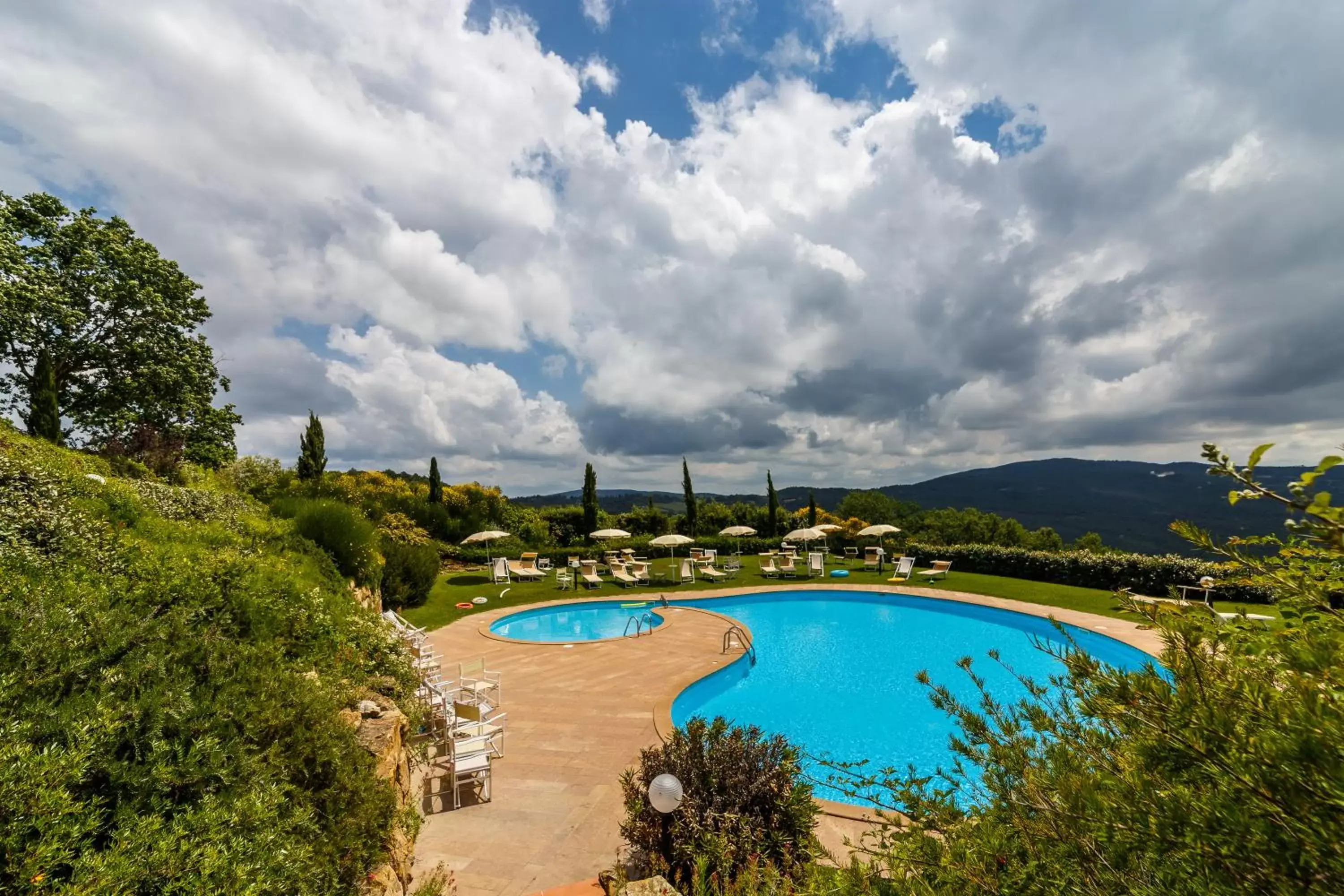 View (from property/room), Swimming Pool in Tenuta Quadrifoglio