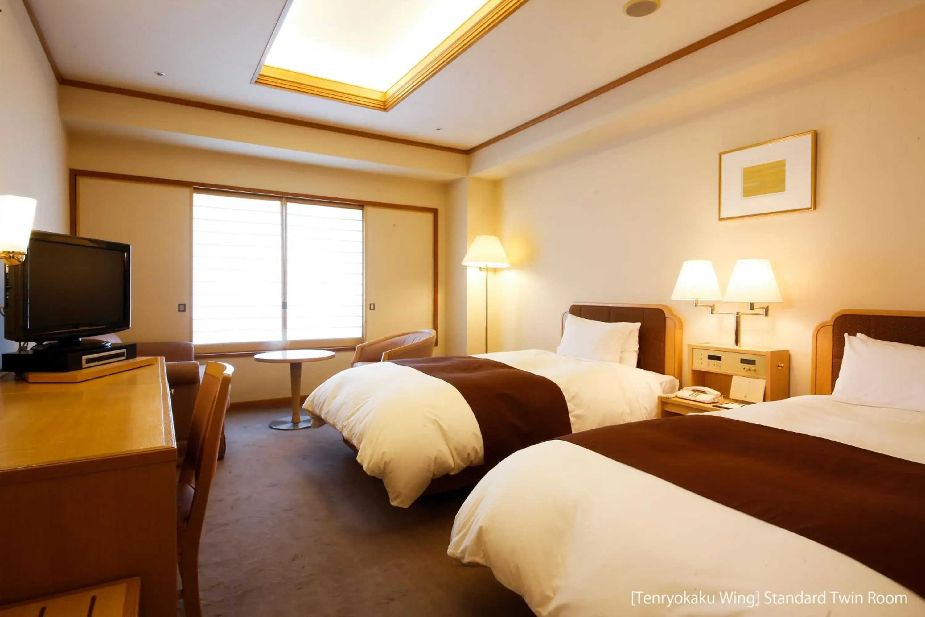 Photo of the whole room, Bed in Takayama Green Hotel