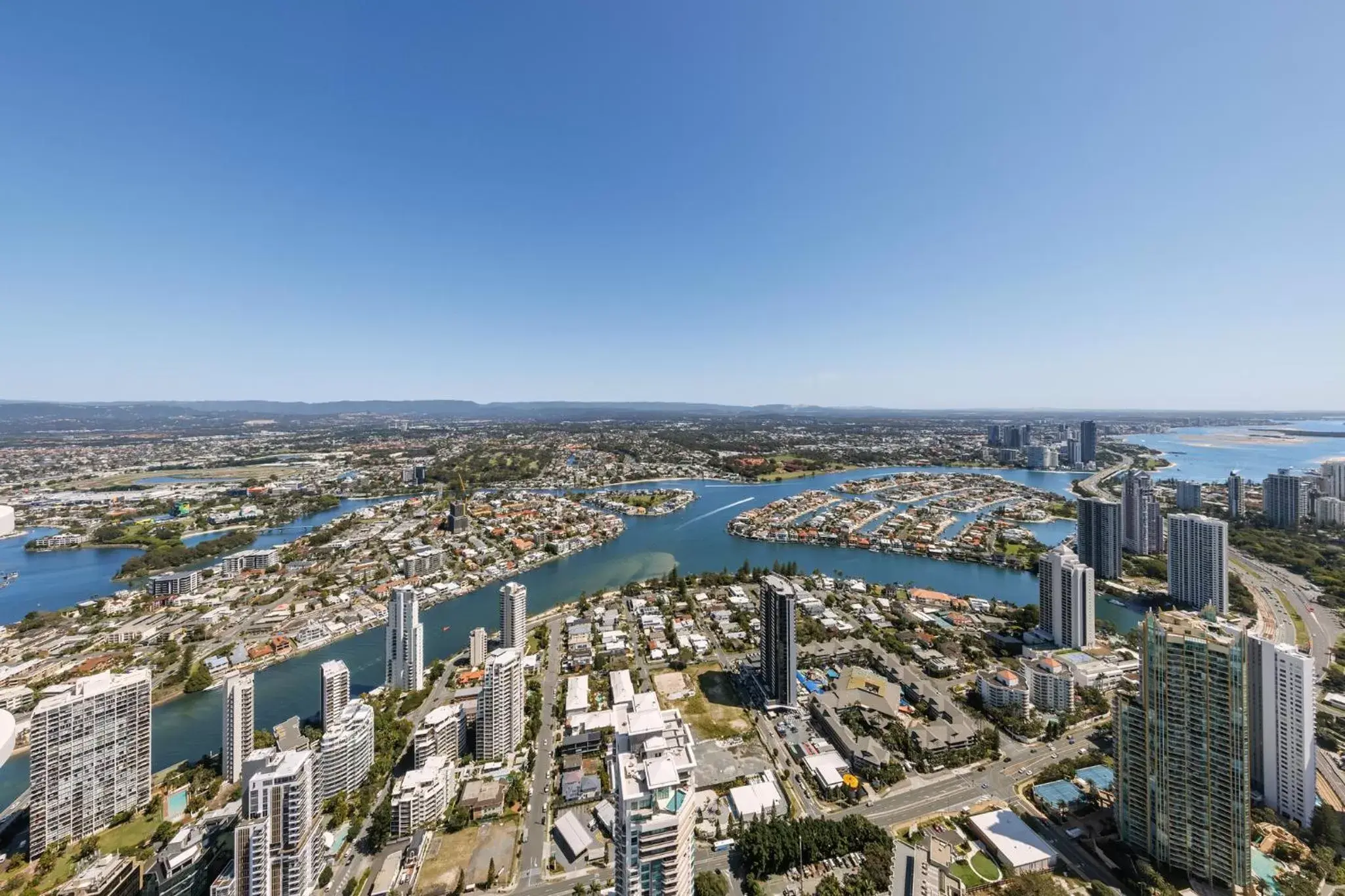 View (from property/room), Bird's-eye View in Meriton Suites Surfers Paradise