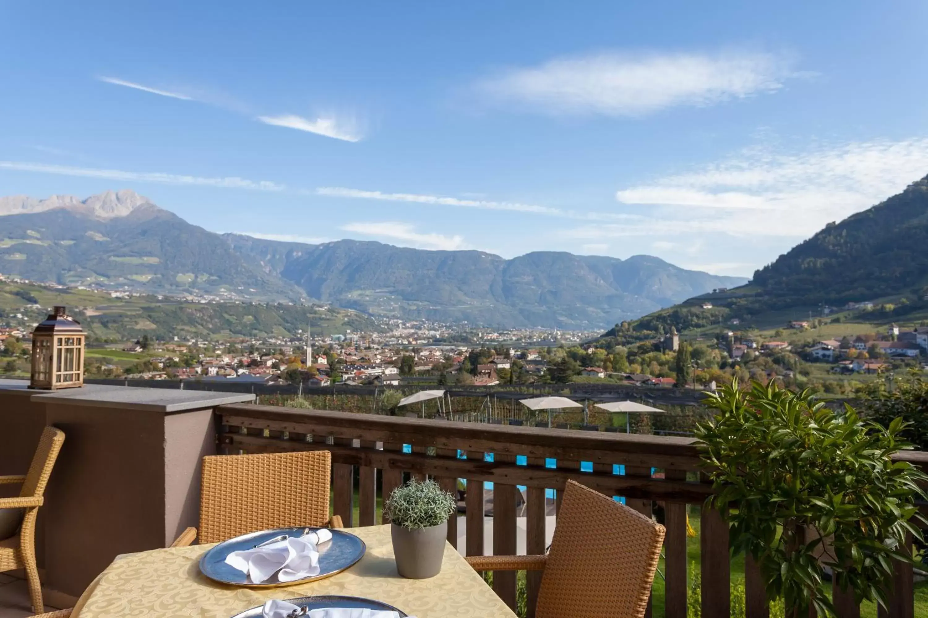 Balcony/Terrace, Mountain View in Hotel Residence MaVie