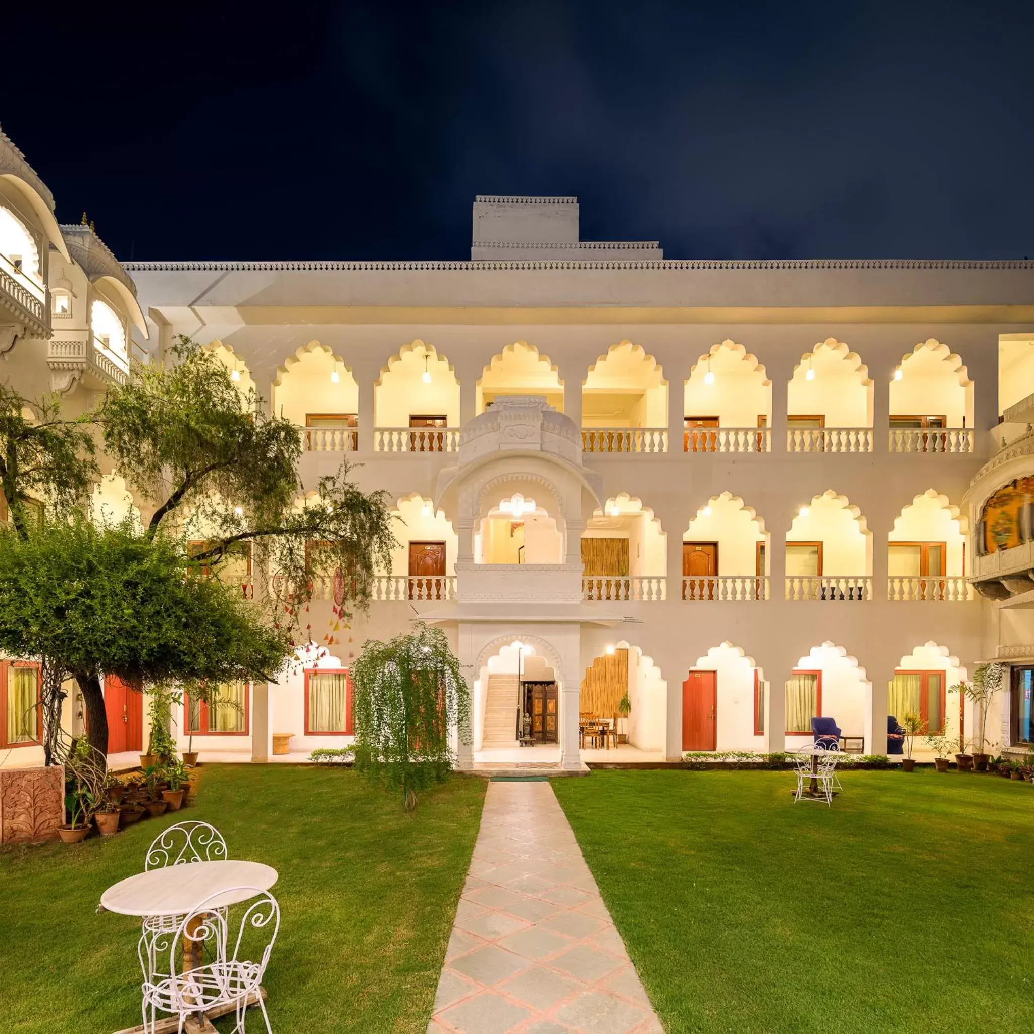 Property building in Rajasthan Palace - A Heritage Boutique Hotel in Jaipur Property building in Rajasthan Palace - A Heritage Boutique Hotel in Jaipur