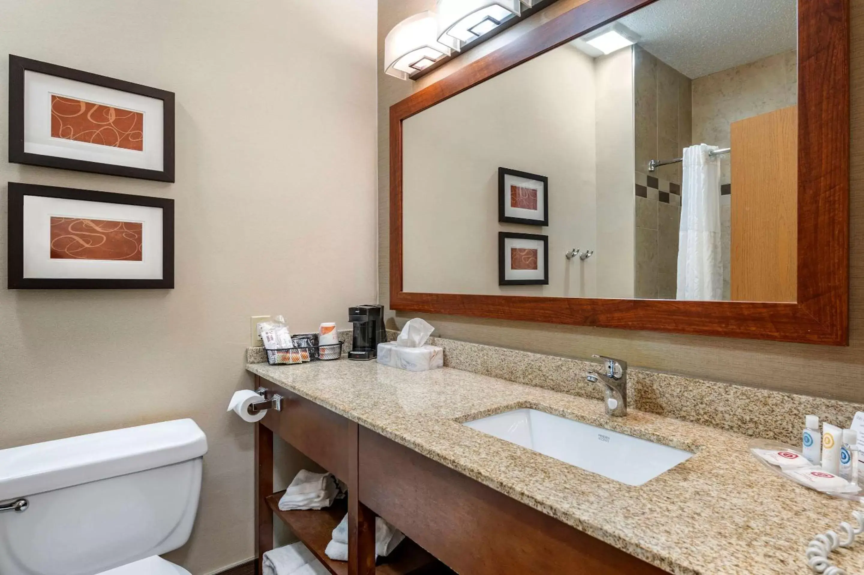 Bathroom in Comfort Suites Columbus West - Hilliard