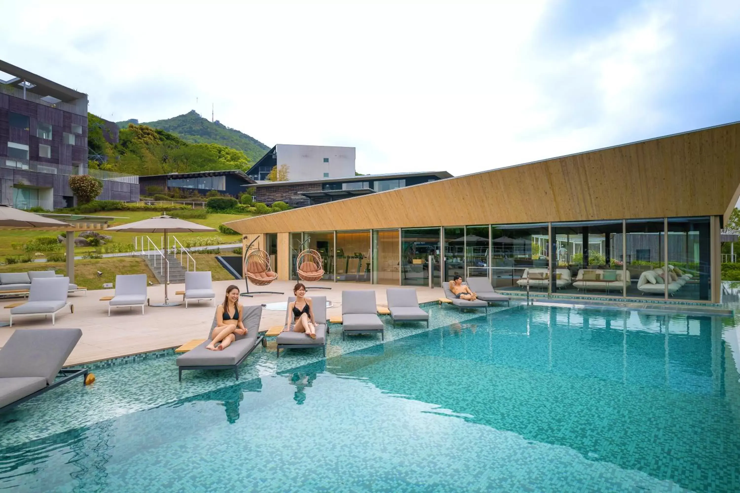 Pool view, Swimming Pool in Garden Terrace Nagasaki Hotel & Resort