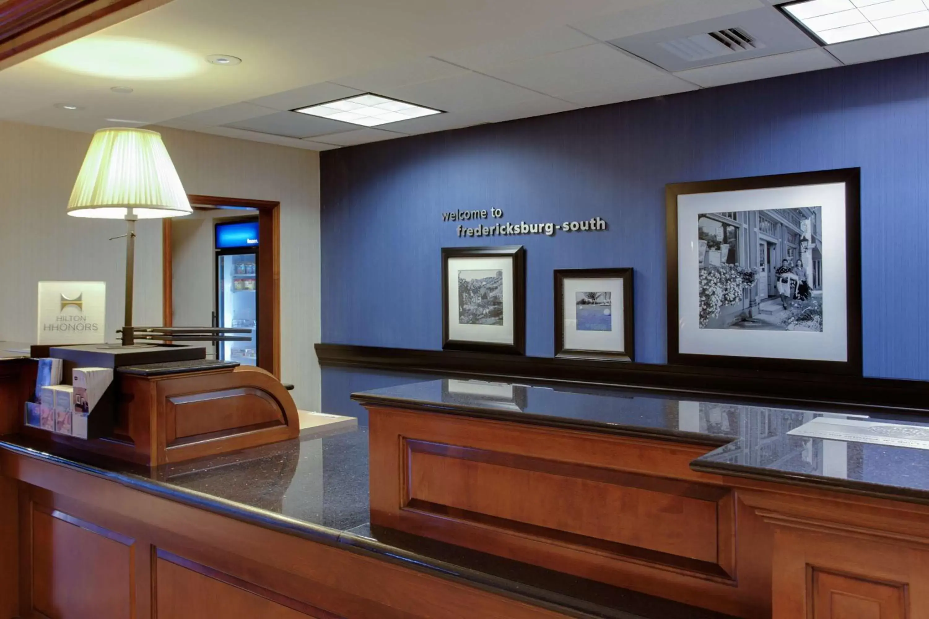 Lobby or reception in Hampton Inn and Suites Fredericksburg South Lobby or reception in Hampton Inn and Suites Fredericksburg South