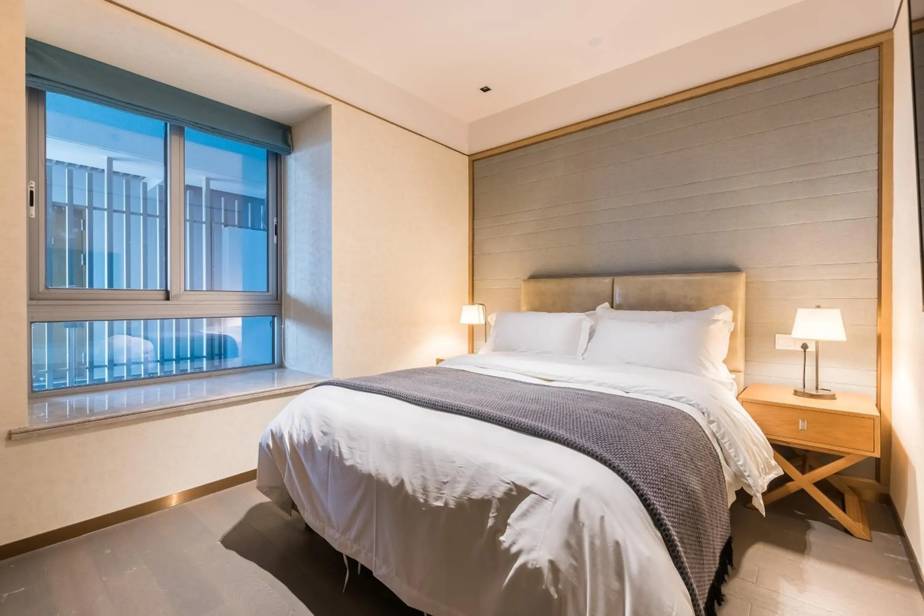 Bed in Neal Yat Seaview Apartment Haitang Bay Sanya