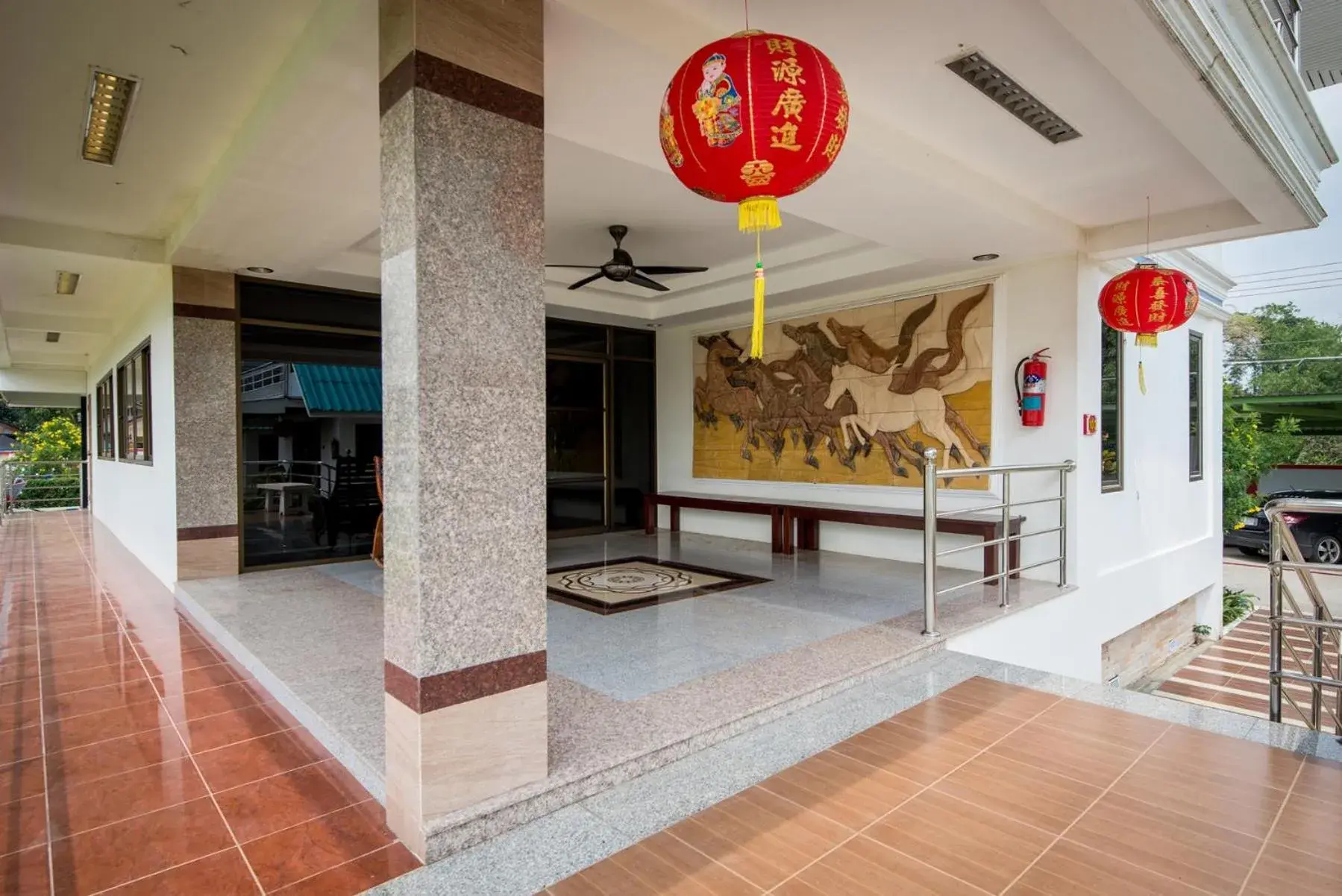 Facade/entrance in Dreampark resort Facade/entrance in Dreampark resort