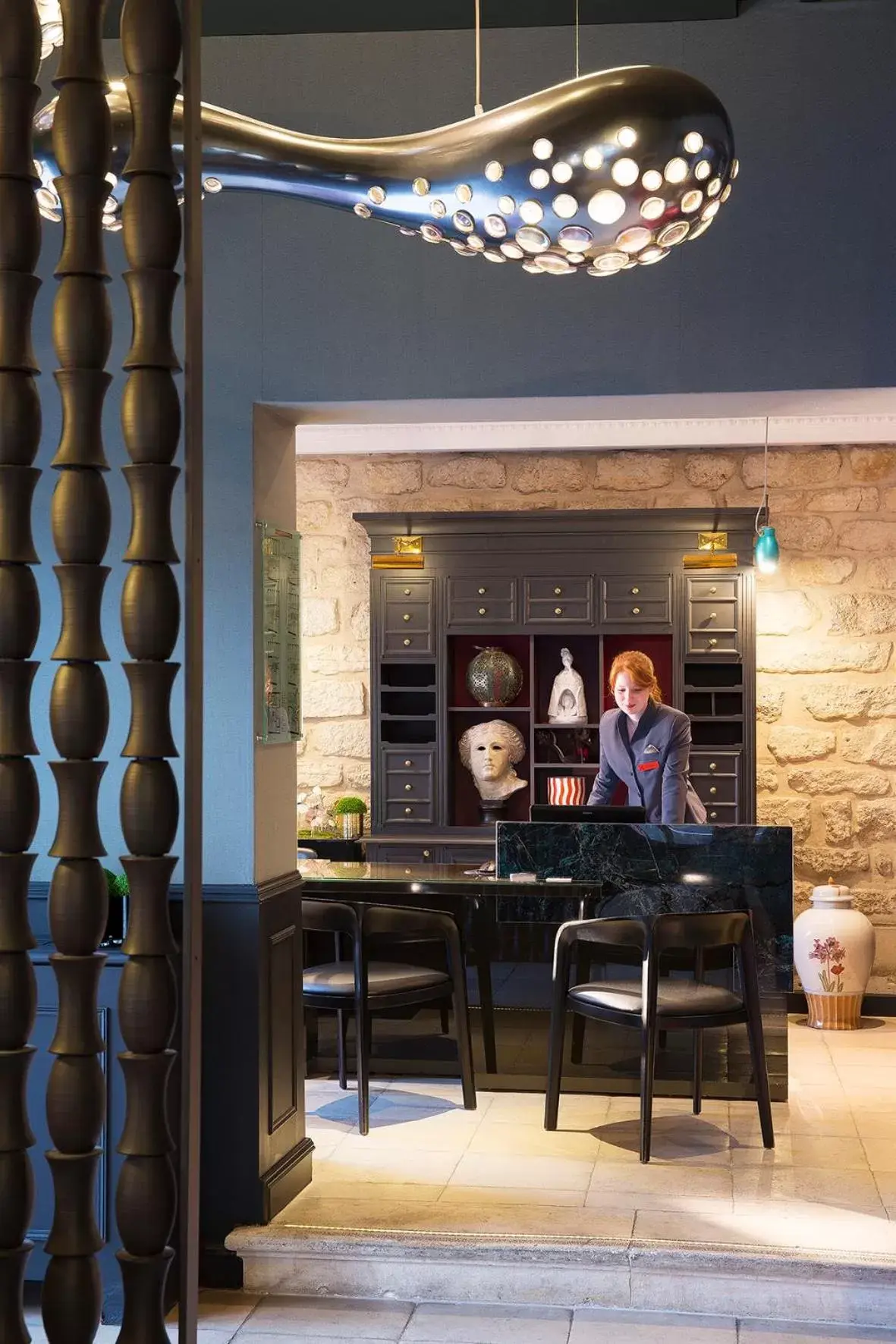 Lobby or reception in Hôtel Les Dames du Panthéon Lobby or reception in Hôtel Les Dames du Panthéon