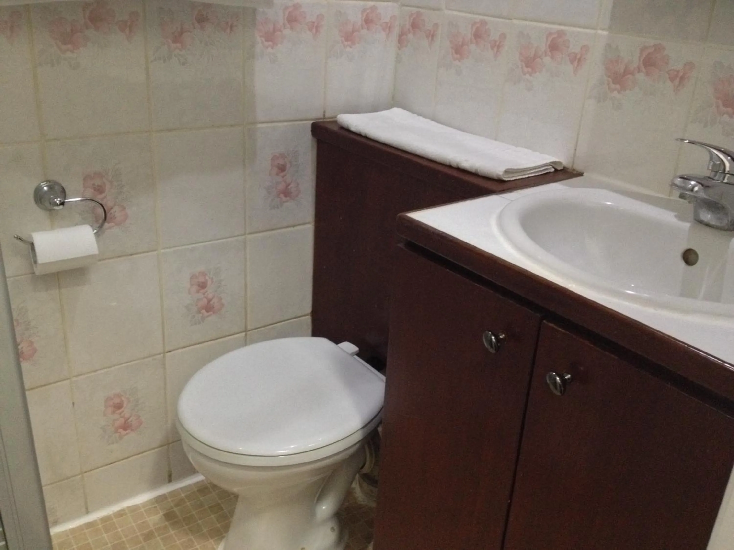 Toilet in London Continental Hotel