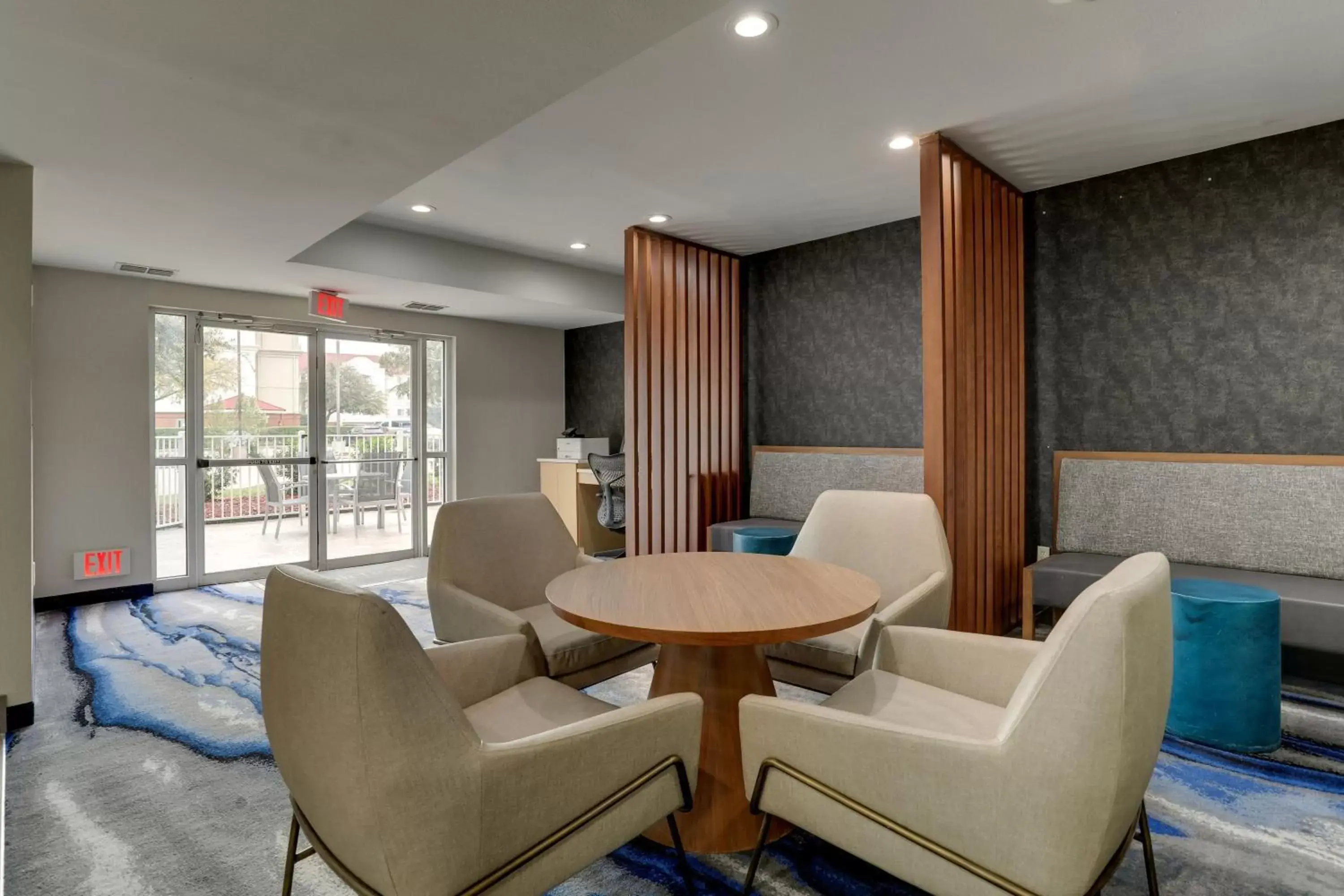 Lobby or reception, Seating Area in Fairfield Inn by Marriott Las Colinas