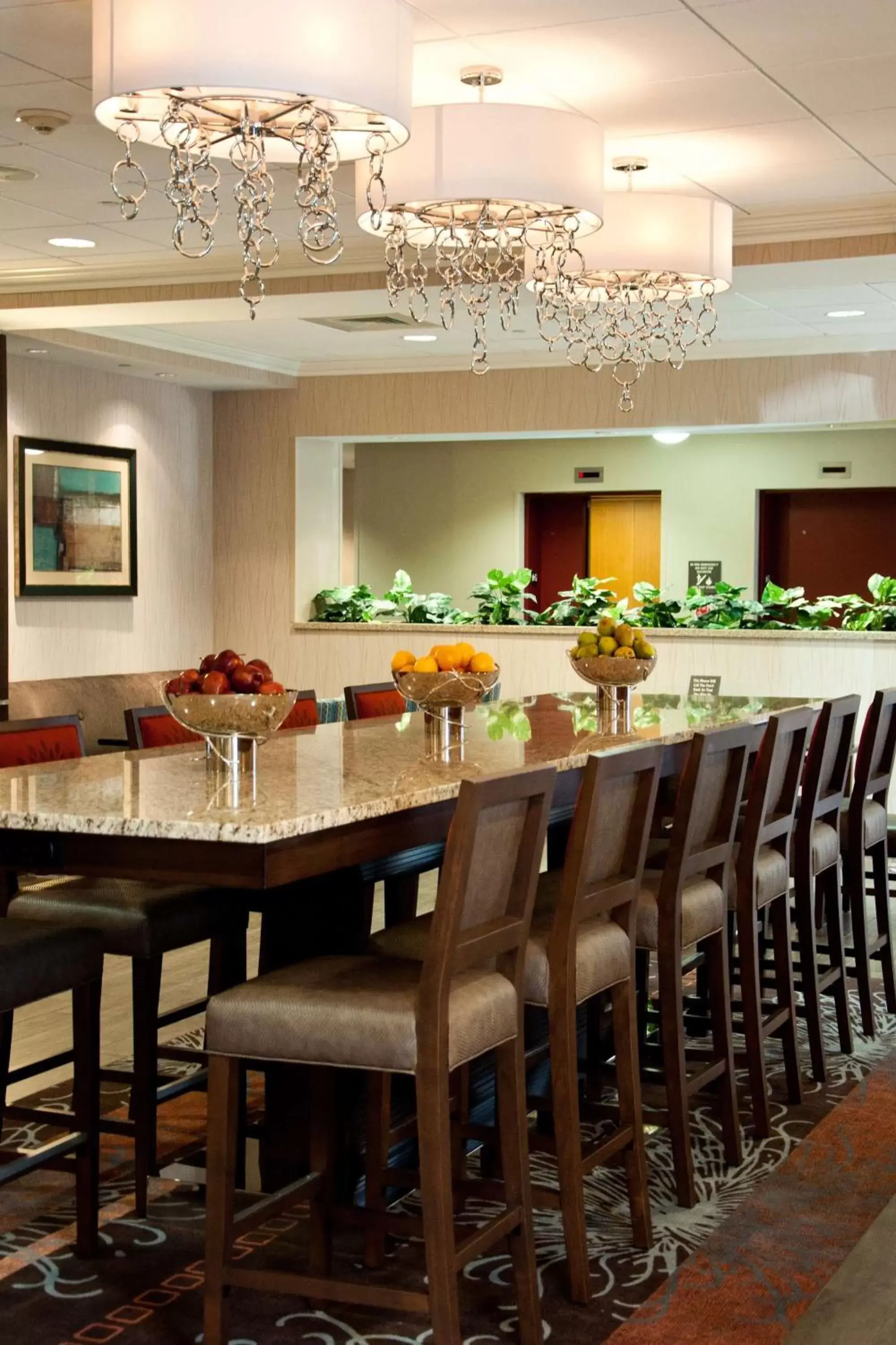 Lobby or reception, Restaurant/Places to Eat in Hampton Inn Doylestown